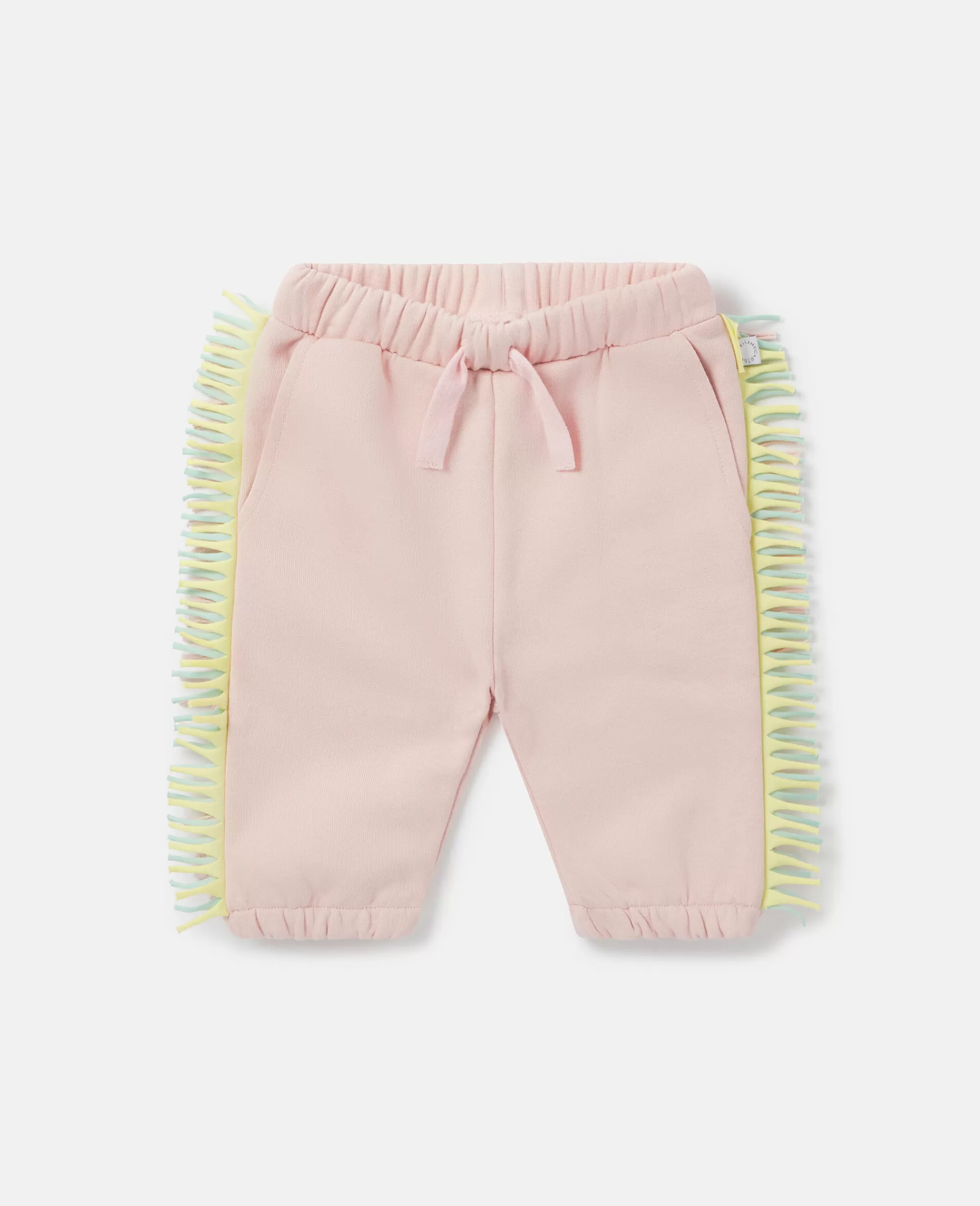 Bambini Stella McCartney Pantaloni E Shorts>Pantaloni Sportivi Con Frange Arcobaleno