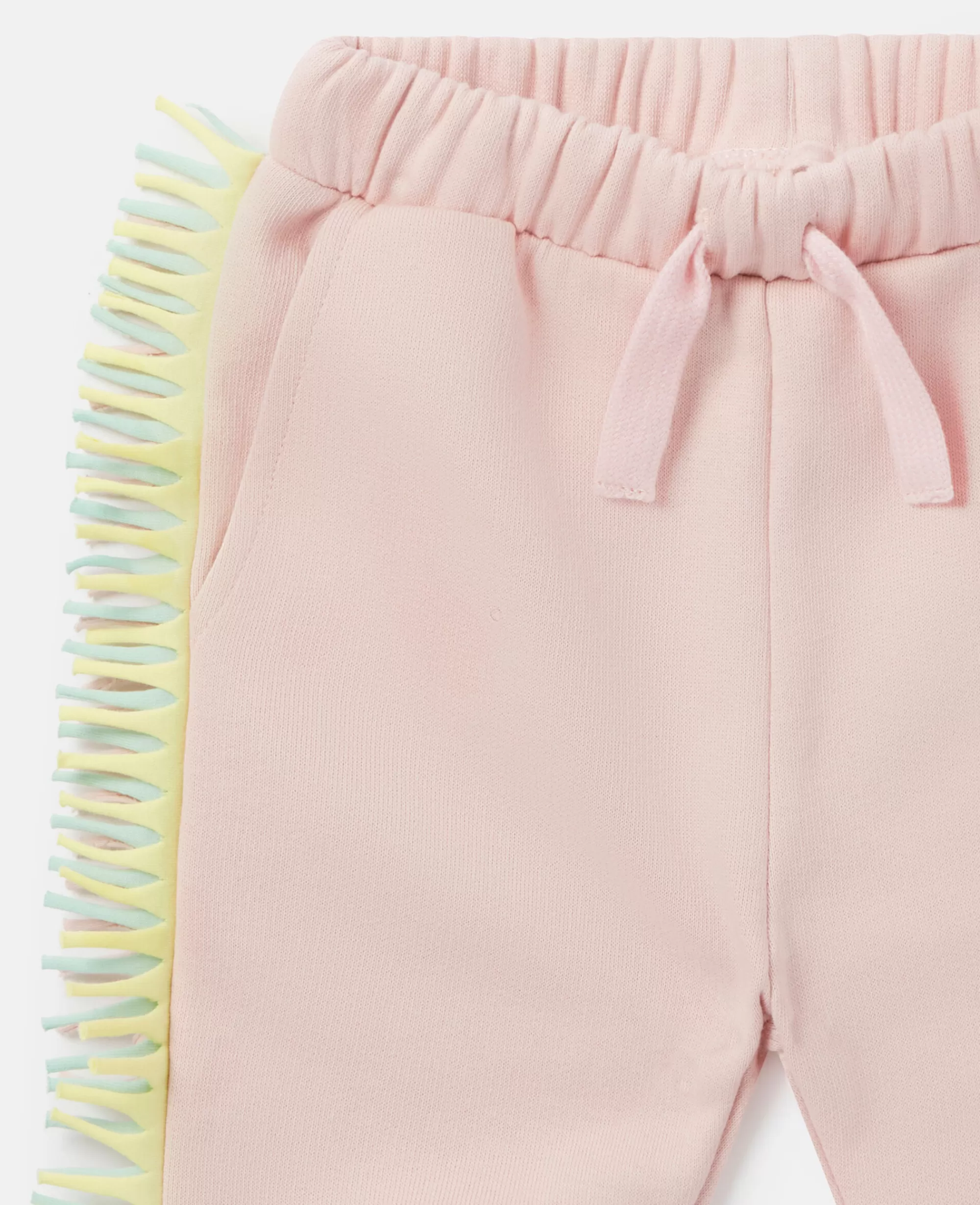 Bambini Stella McCartney Pantaloni E Shorts>Pantaloni Sportivi Con Frange Arcobaleno