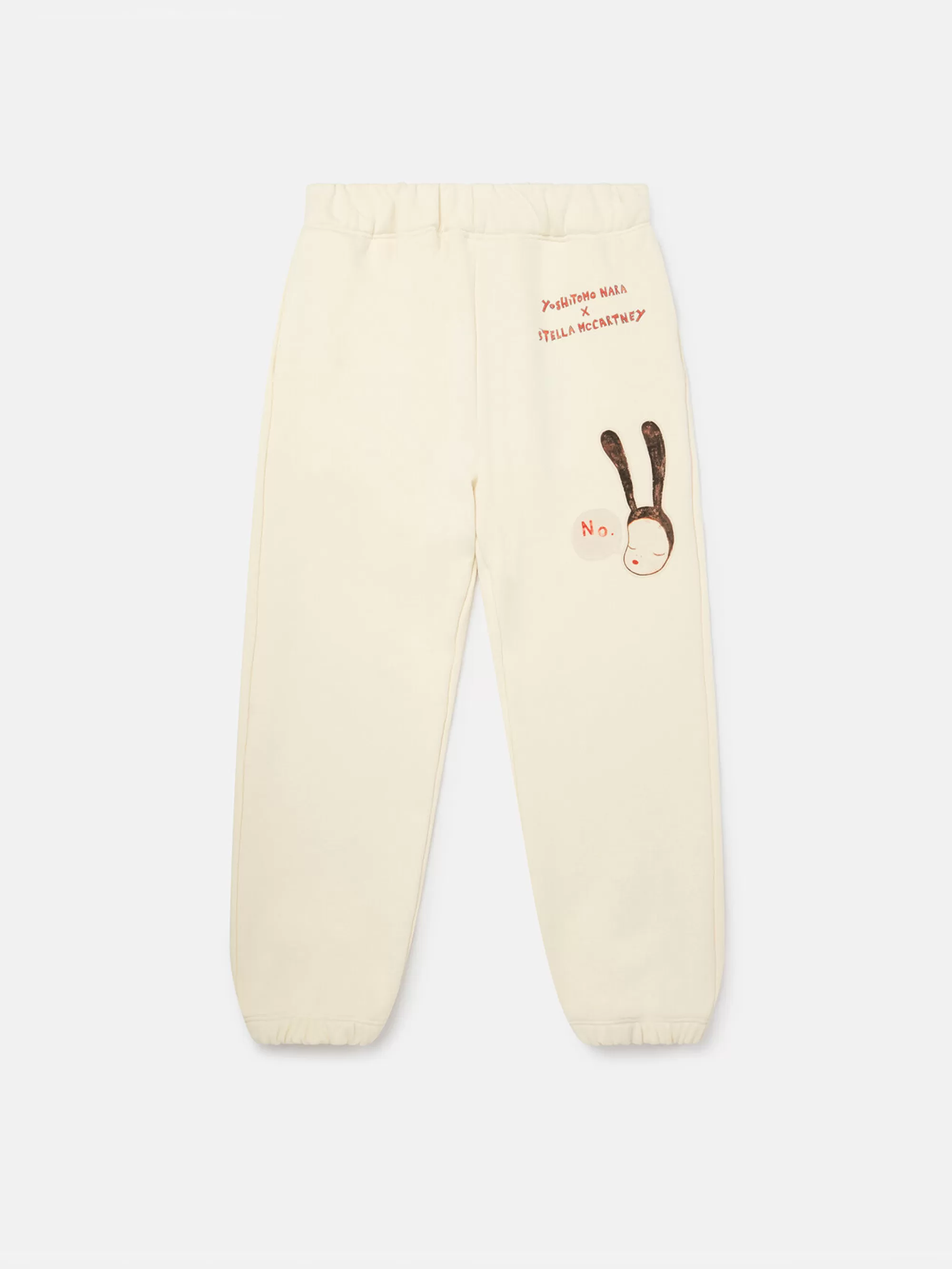 Bambini Stella McCartney Pantaloni E Shorts>Pantaloni Sportivi Con Motivo Little Black Bunny