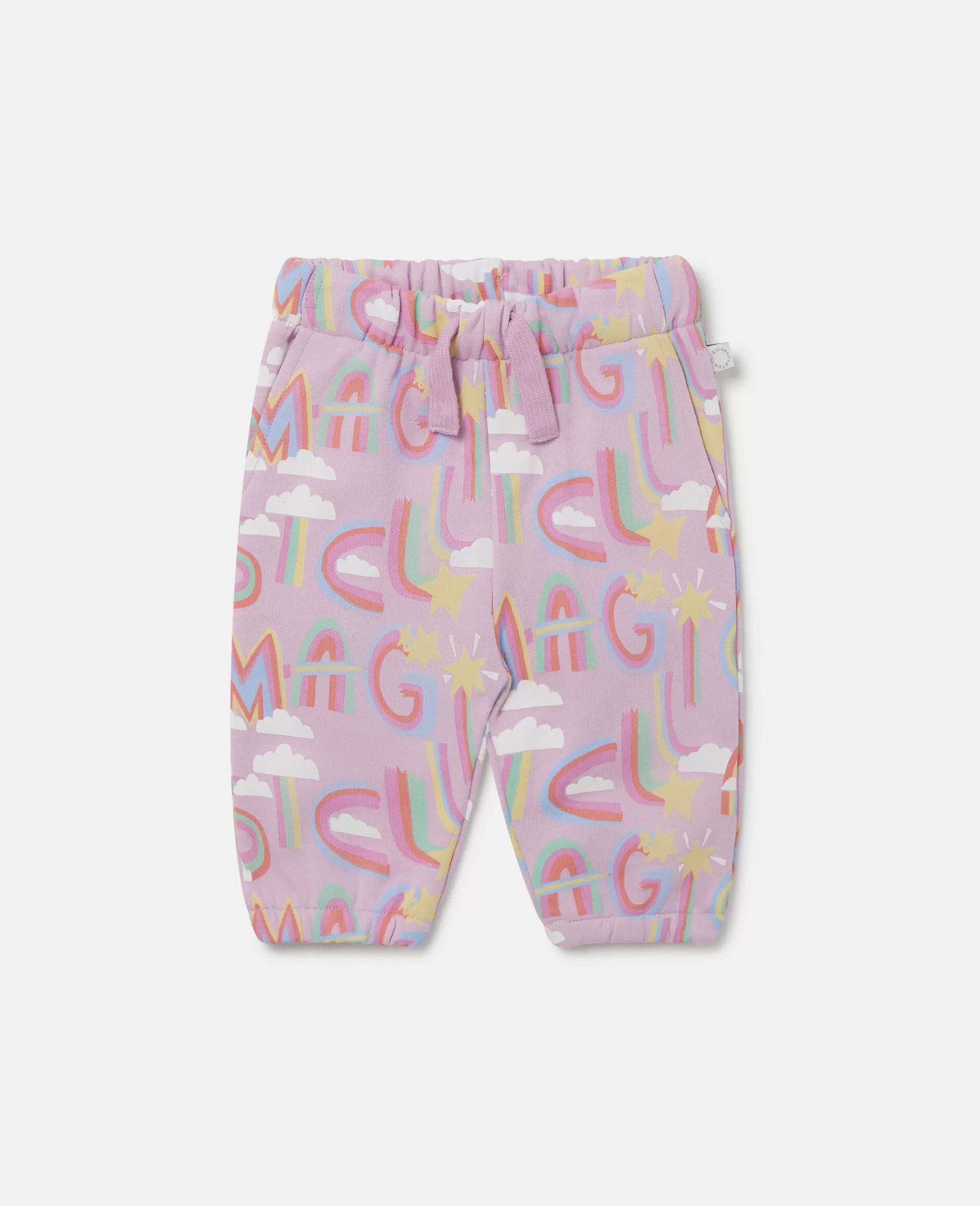 Bambini Stella McCartney Pantaloni E Shorts>Pantaloni Sportivi Con Stampa Arcobaleno Magico