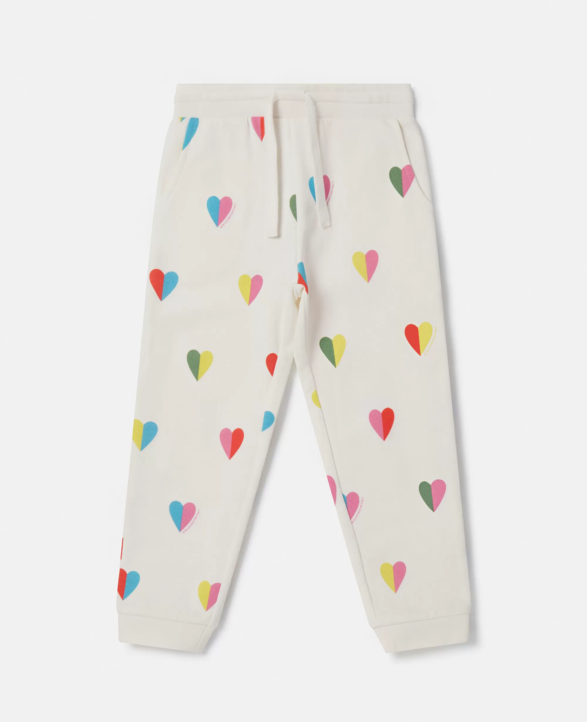 Bambini Stella McCartney Pantaloni E Shorts>Pantaloni Sportivi Con Stampa Cuore