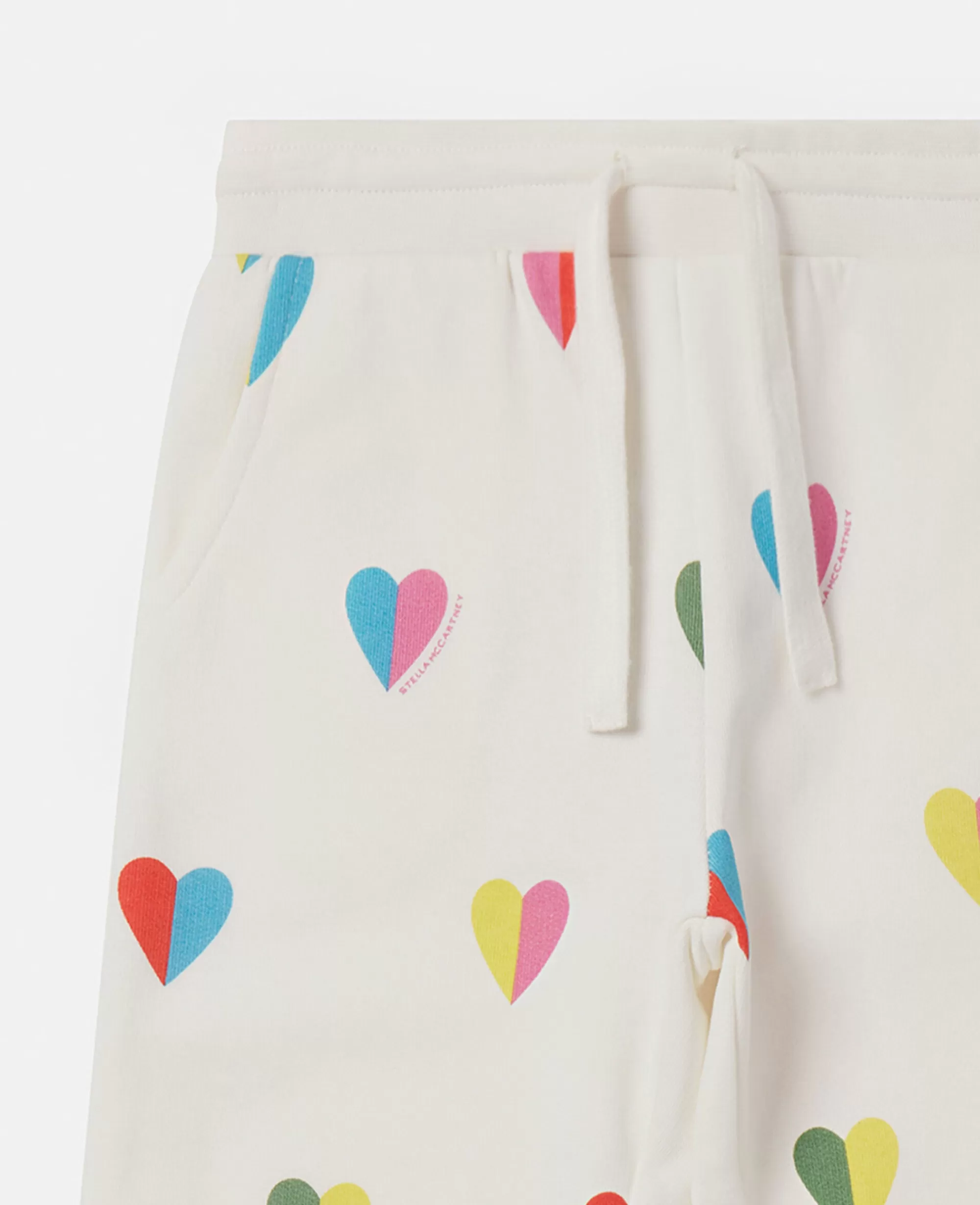 Bambini Stella McCartney Pantaloni E Shorts>Pantaloni Sportivi Con Stampa Cuore