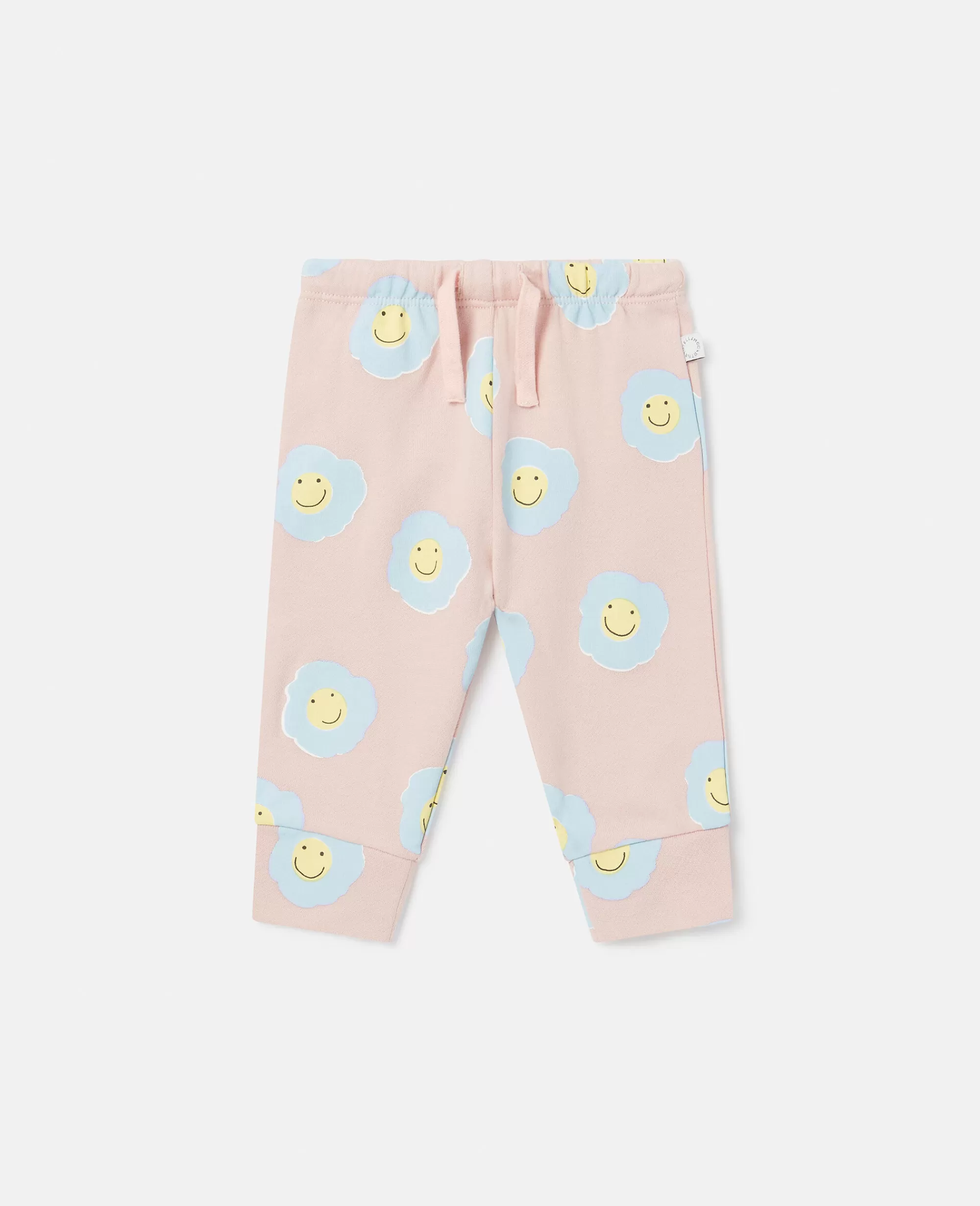 Bambini Stella McCartney Bimba>Pantaloni Sportivi Con Stampa Fiori Sorridenti