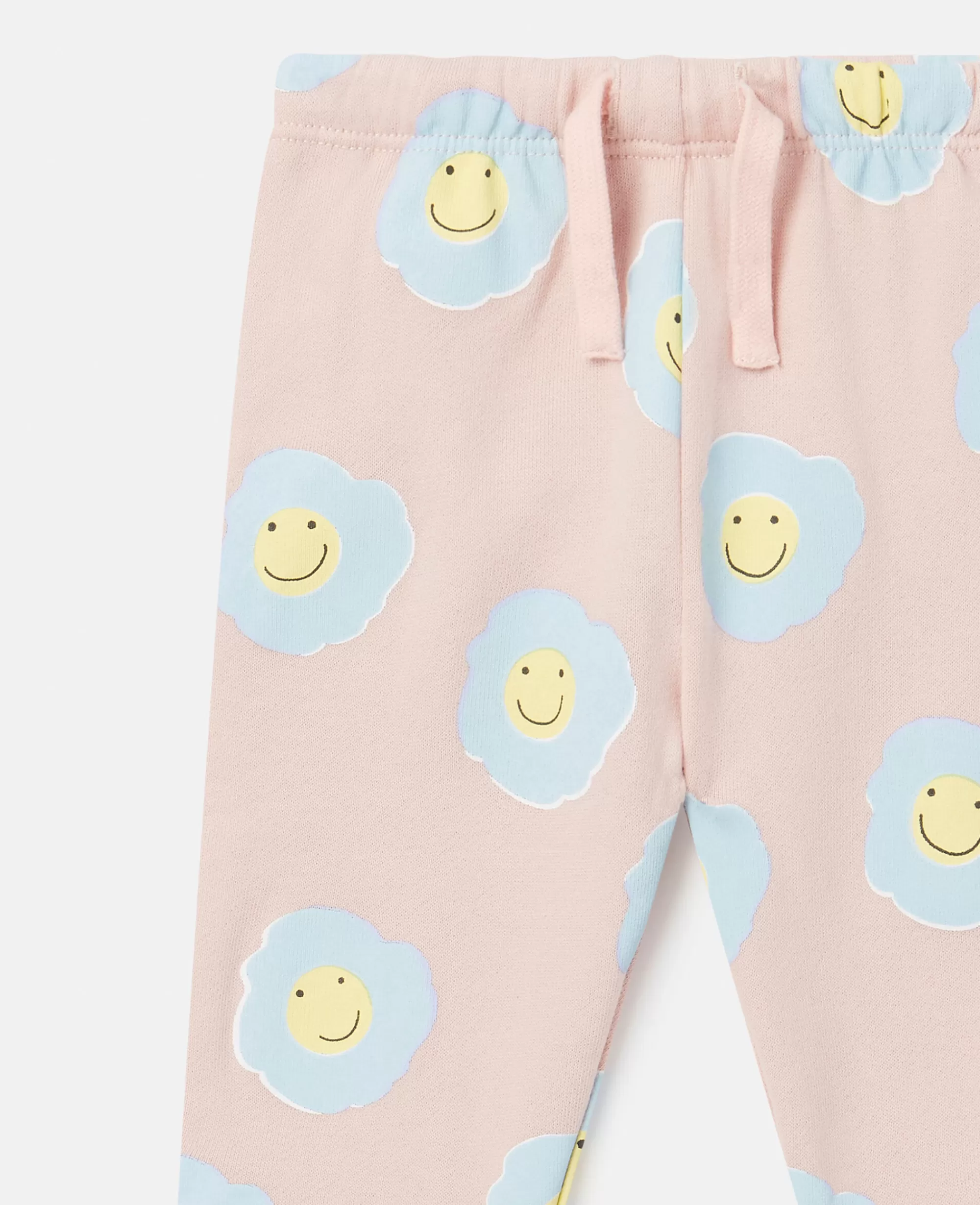 Bambini Stella McCartney Bimba>Pantaloni Sportivi Con Stampa Fiori Sorridenti