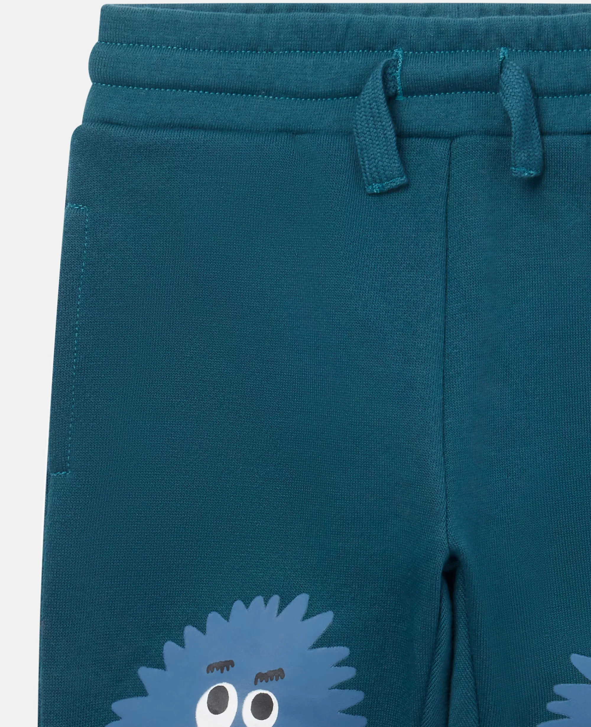 Bambini Stella McCartney Pantaloni E Shorts>Pantaloni Sportivi Con Toppa Al Ginocchio Mostro Sorridente