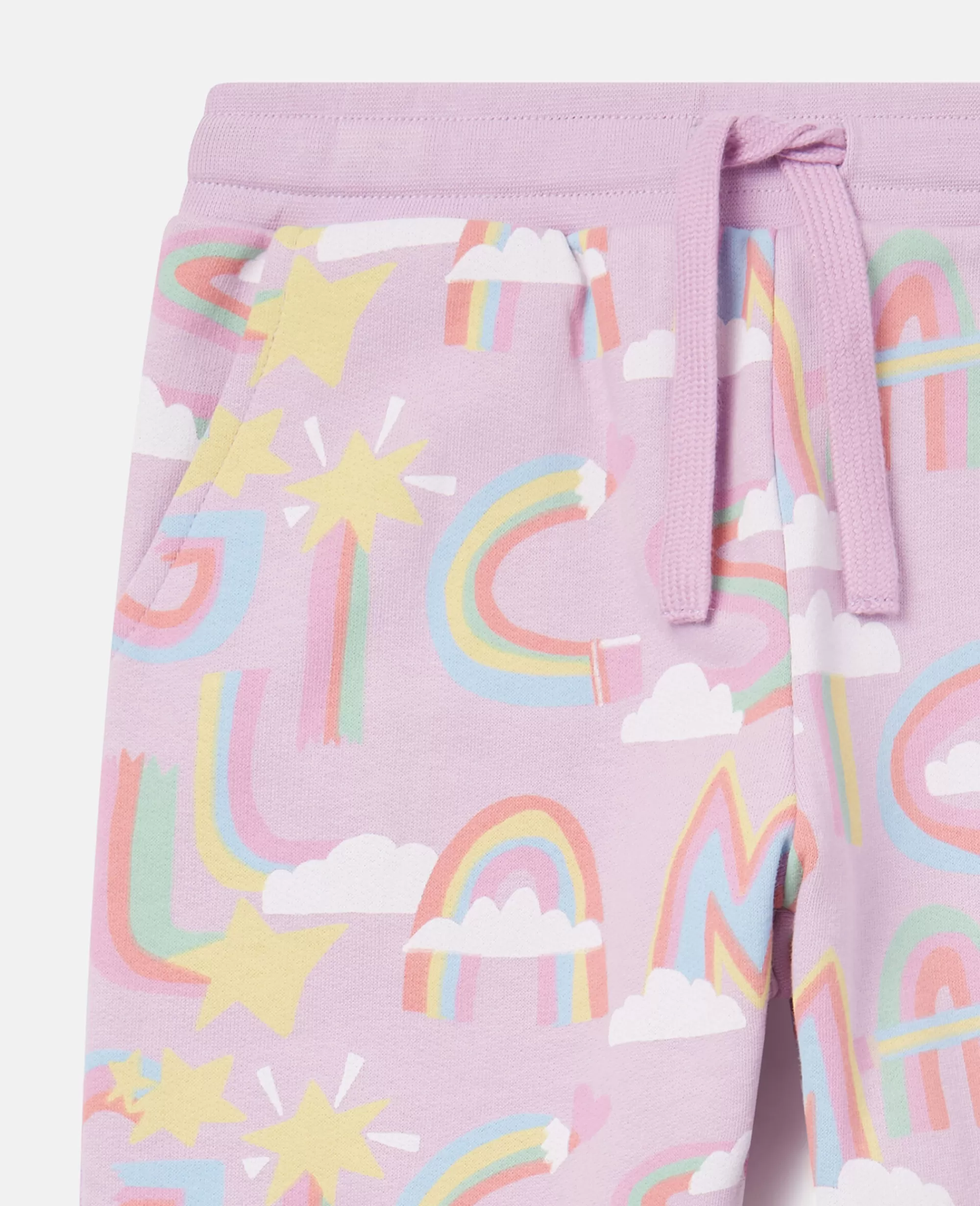 Bambini Stella McCartney Pantaloni E Shorts>Pantaloni Sportivi Nuvola Unicorno Arcobaleno