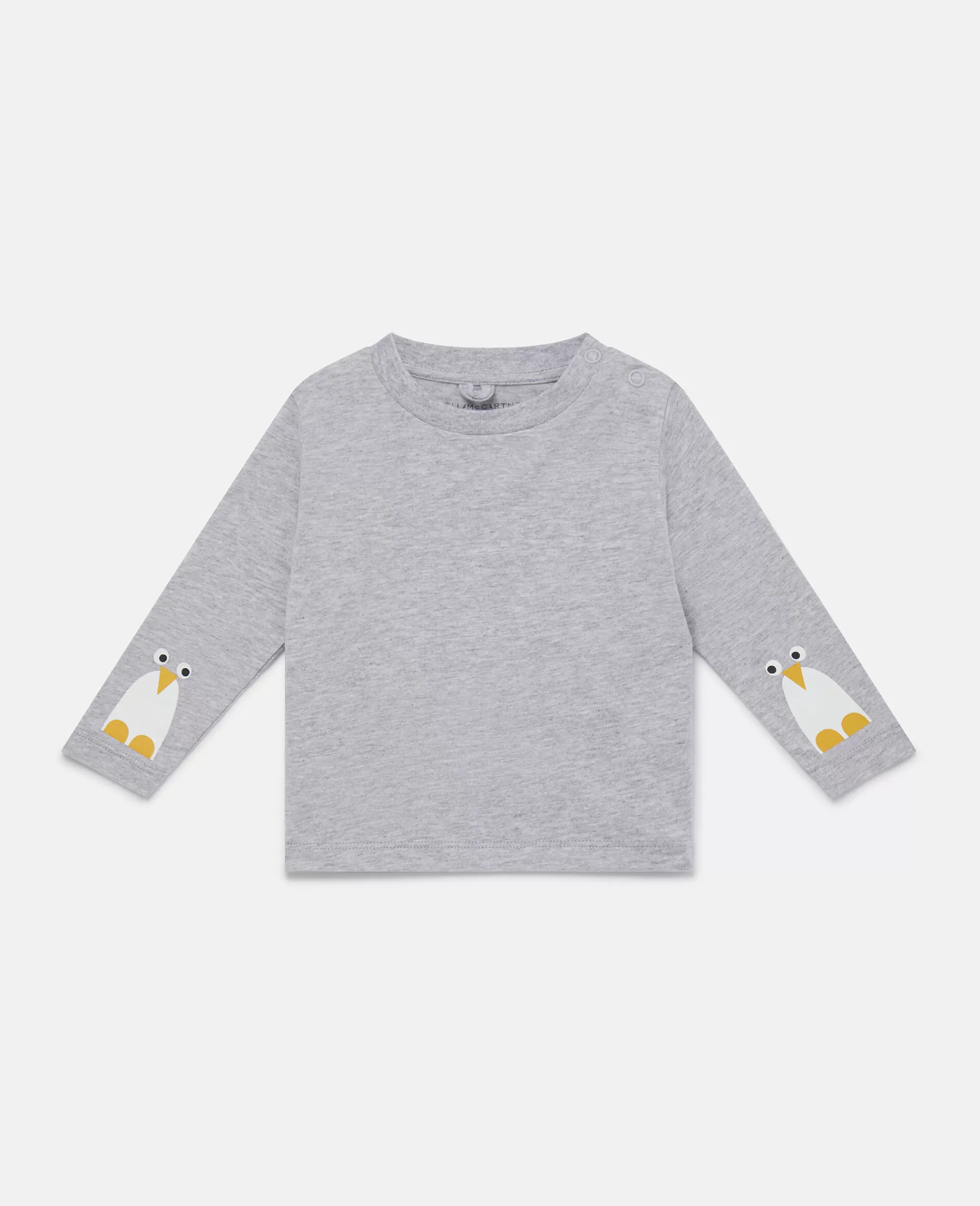 Bambini Stella McCartney T-Shirt>Penguin Cuff Long Sleeve T-Shirt