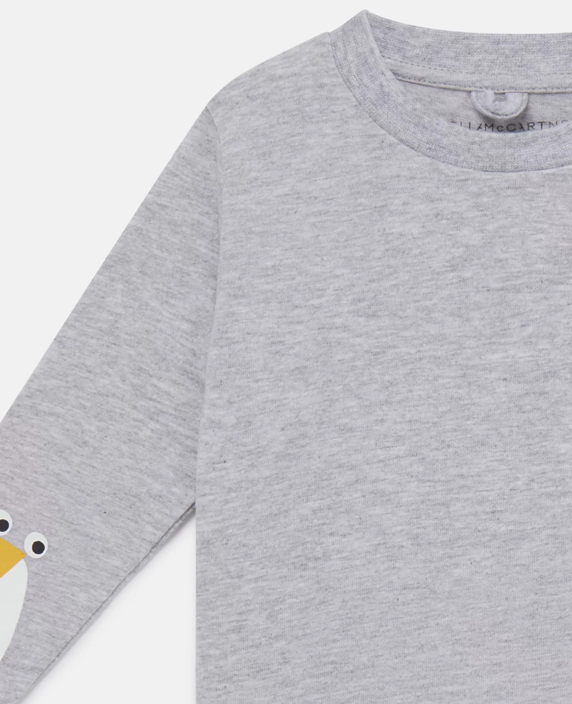 Bambini Stella McCartney T-Shirt>Penguin Cuff Long Sleeve T-Shirt