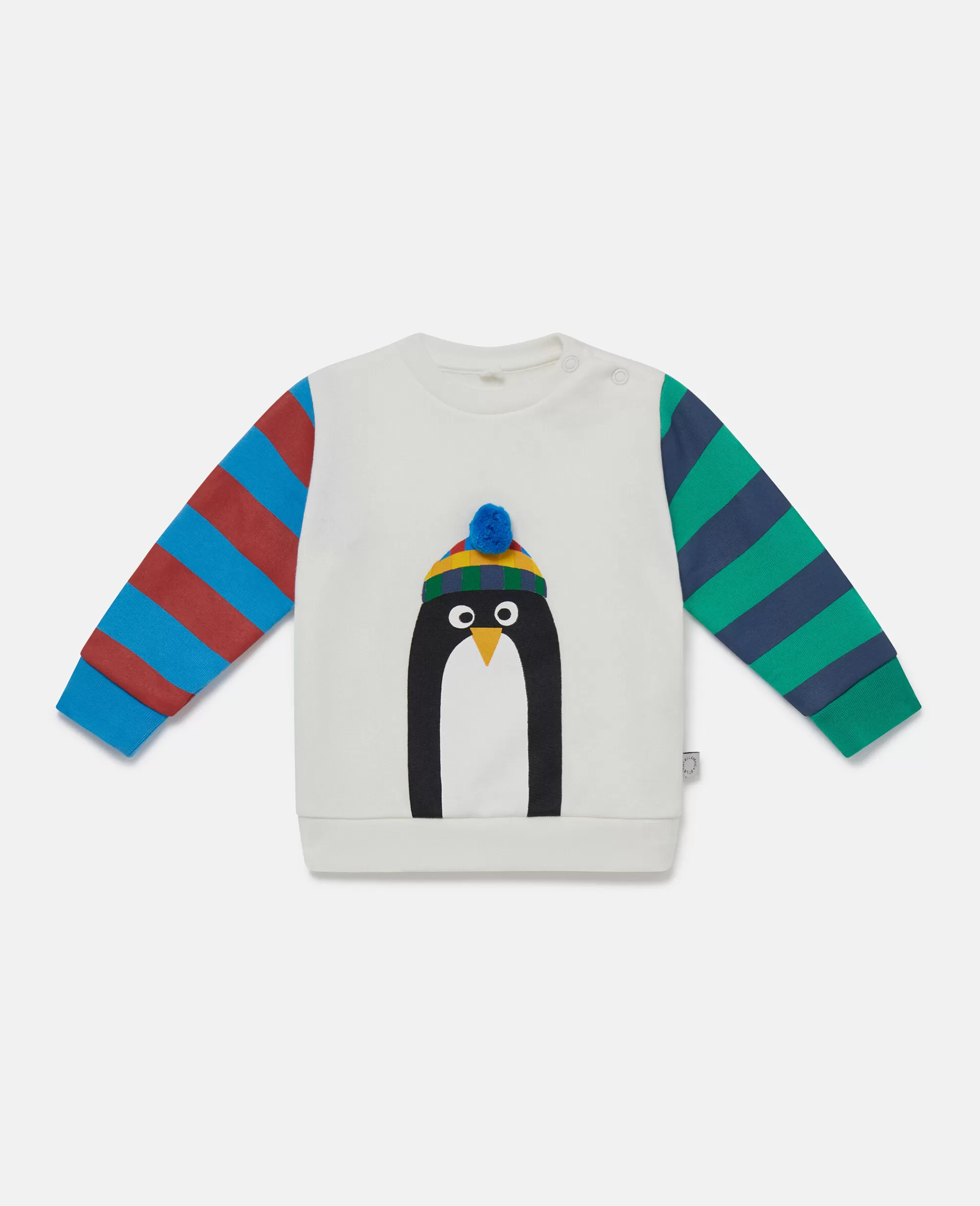 Bambini Stella McCartney T-Shirt>Penguin Motif Long Sleeve T-Shirt