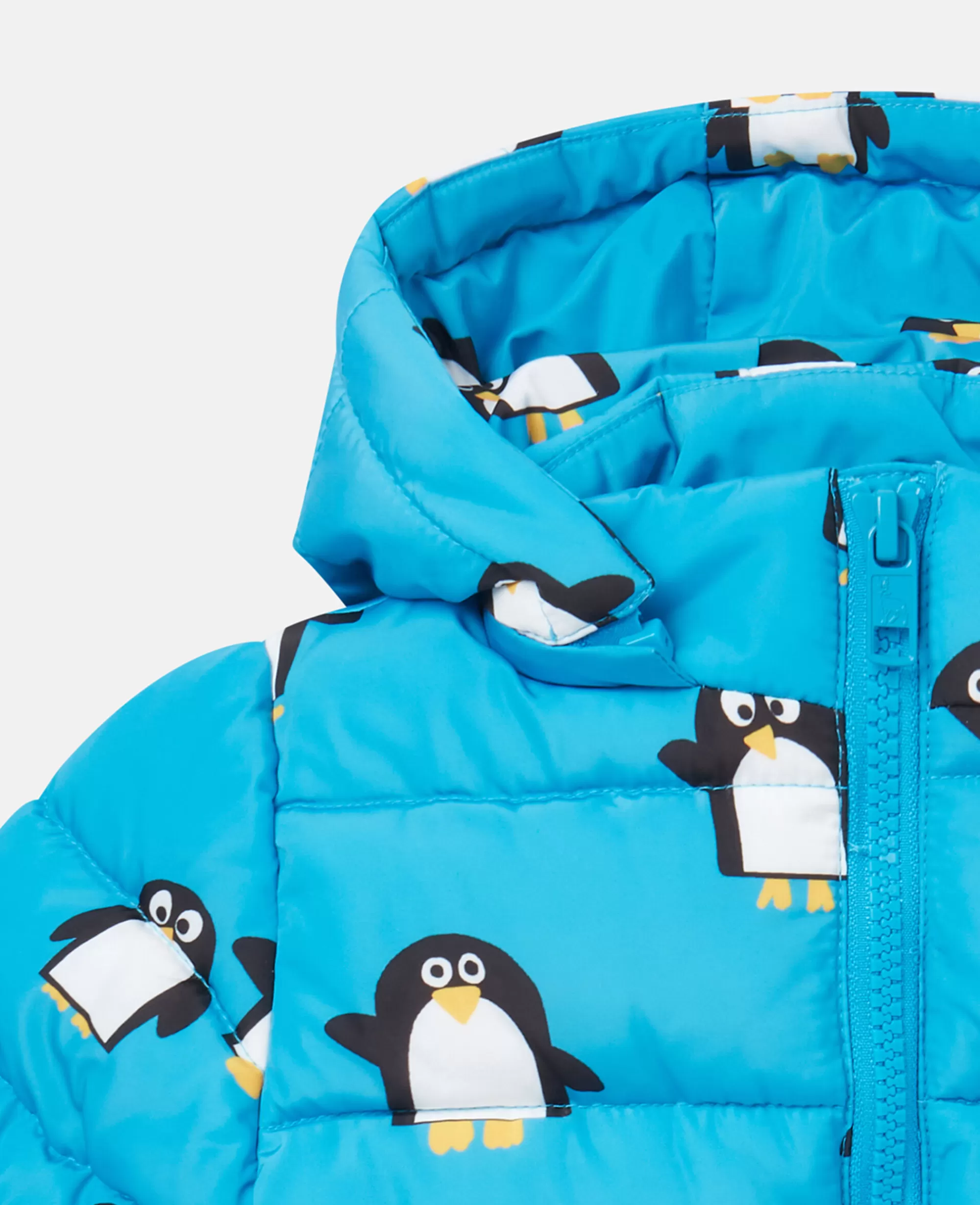 Bambini Stella McCartney Capispalla>Penguin Print Puffer Coat