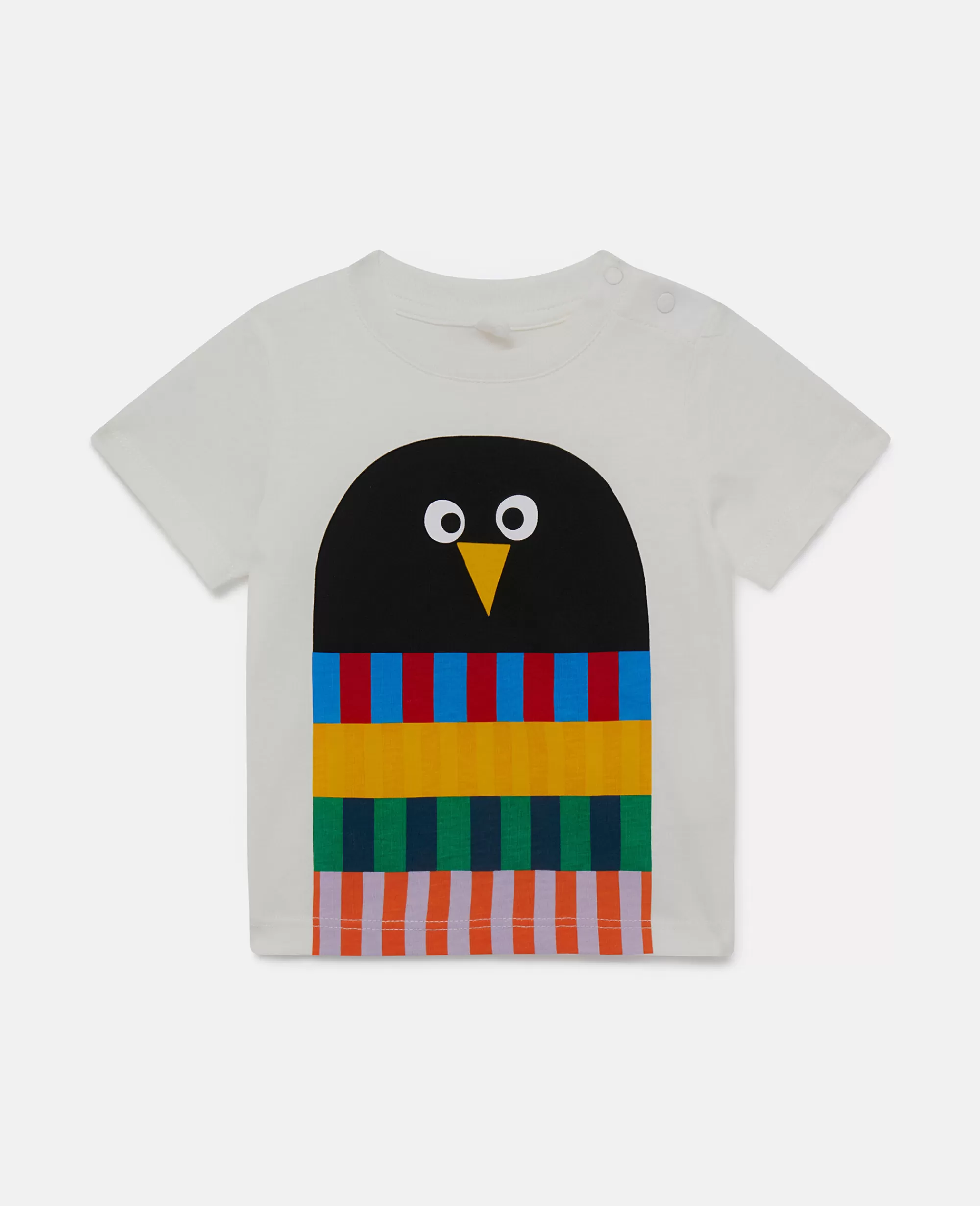 Bambini Stella McCartney T-Shirt>Penguin Scarf T-Shirt