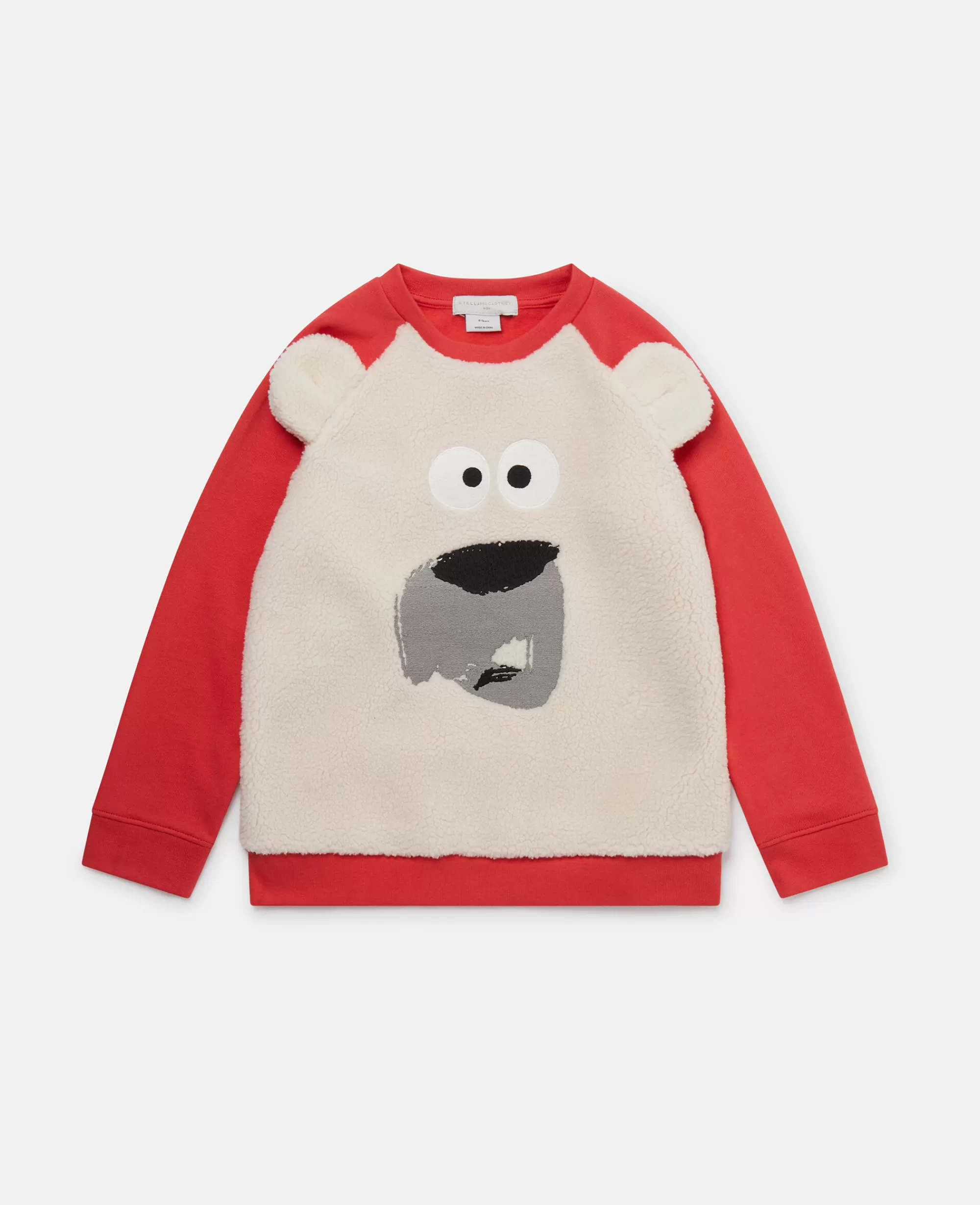 Bambini Stella McCartney Bimbo>Polar Bear Fleece Sweatshirt