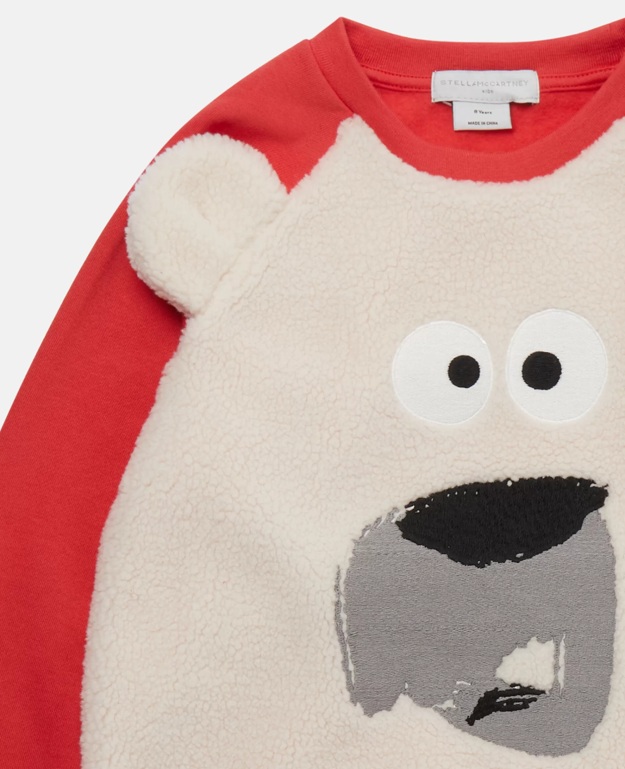 Bambini Stella McCartney Bimbo>Polar Bear Fleece Sweatshirt