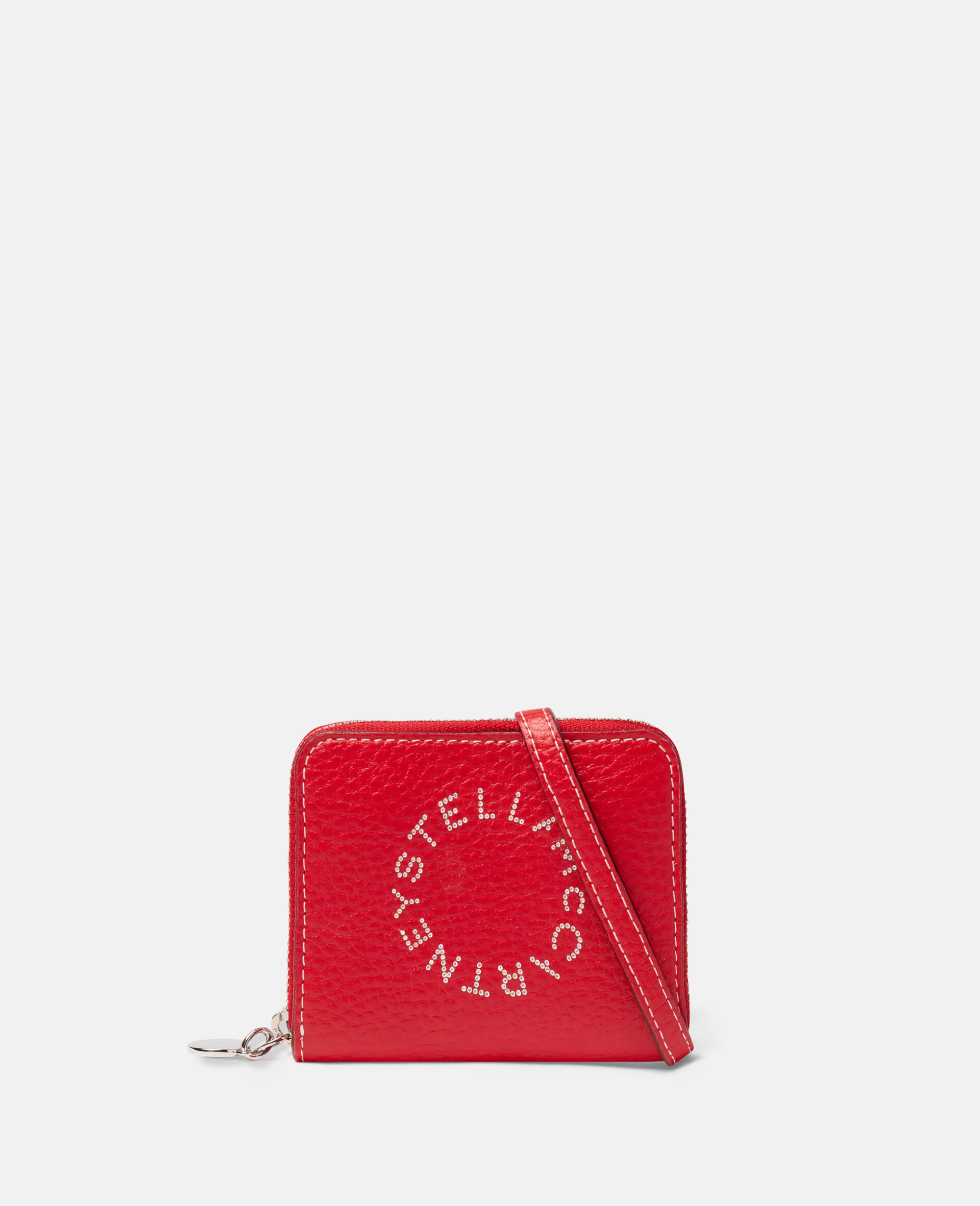 Donna Stella McCartney Portacarte A Tracolla>Portacarte A Tracolla Con Zip Stella Logo