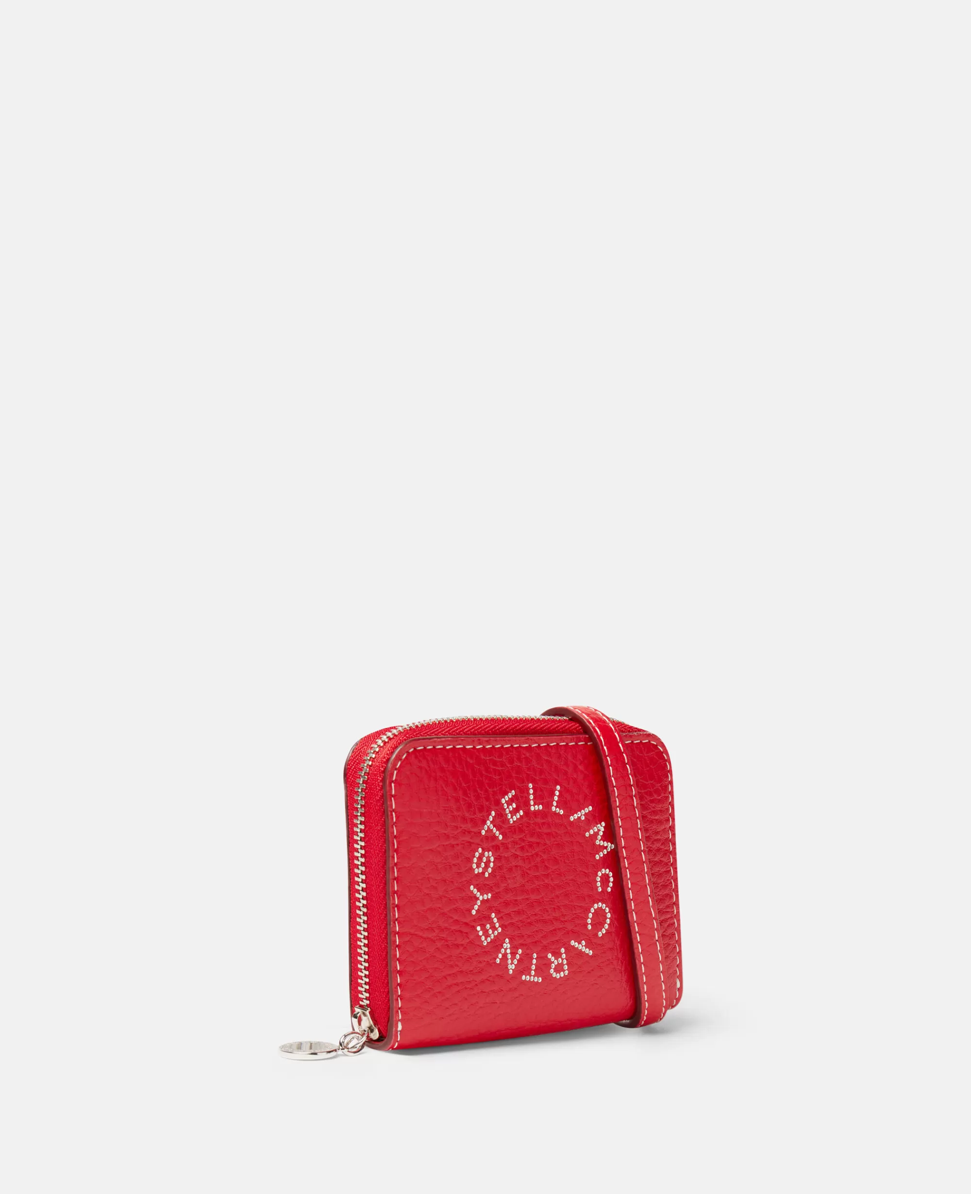 Donna Stella McCartney Portacarte A Tracolla>Portacarte A Tracolla Con Zip Stella Logo