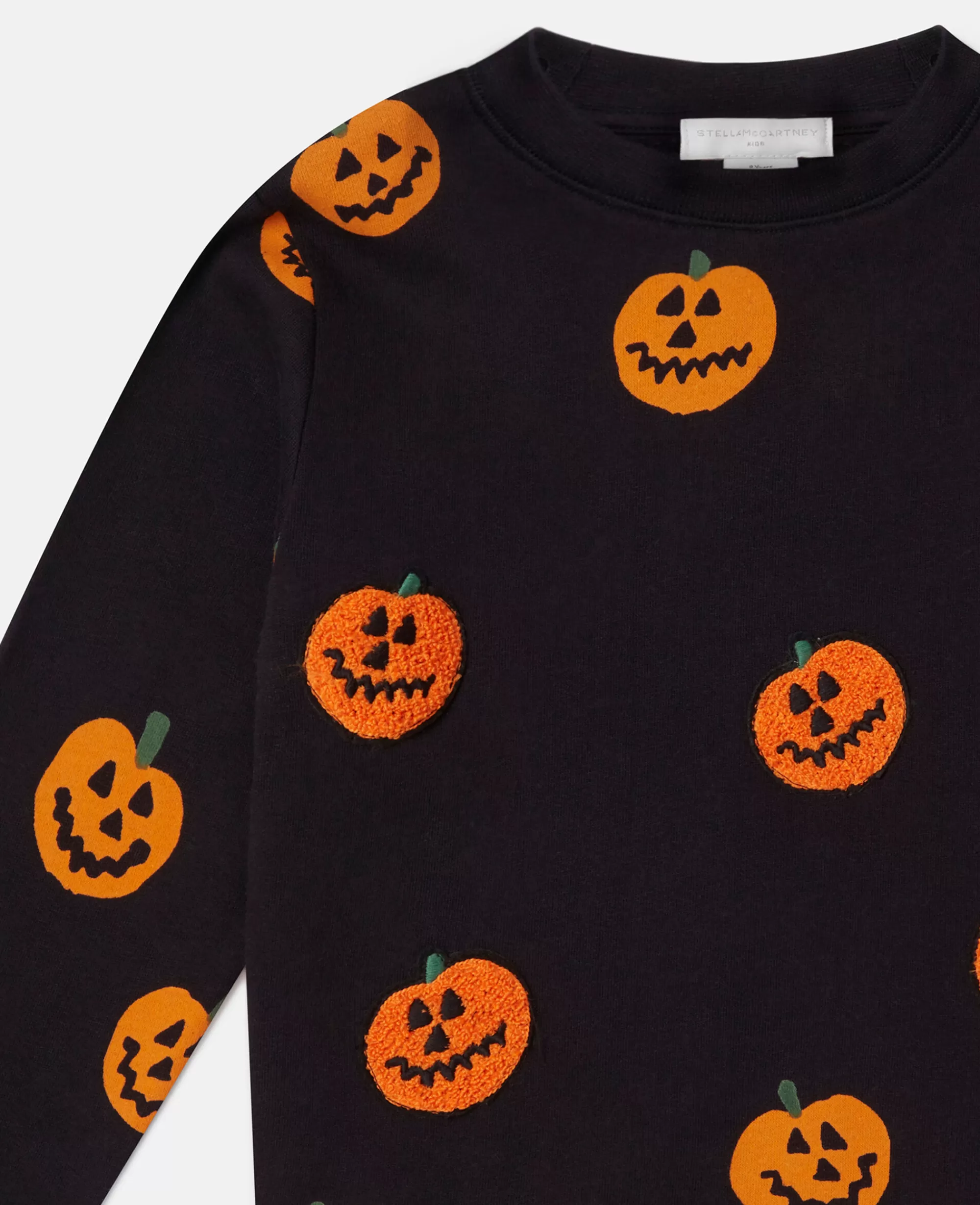 Bambini Stella McCartney Bimbo>Pumpkin Fleece Sweatshirt