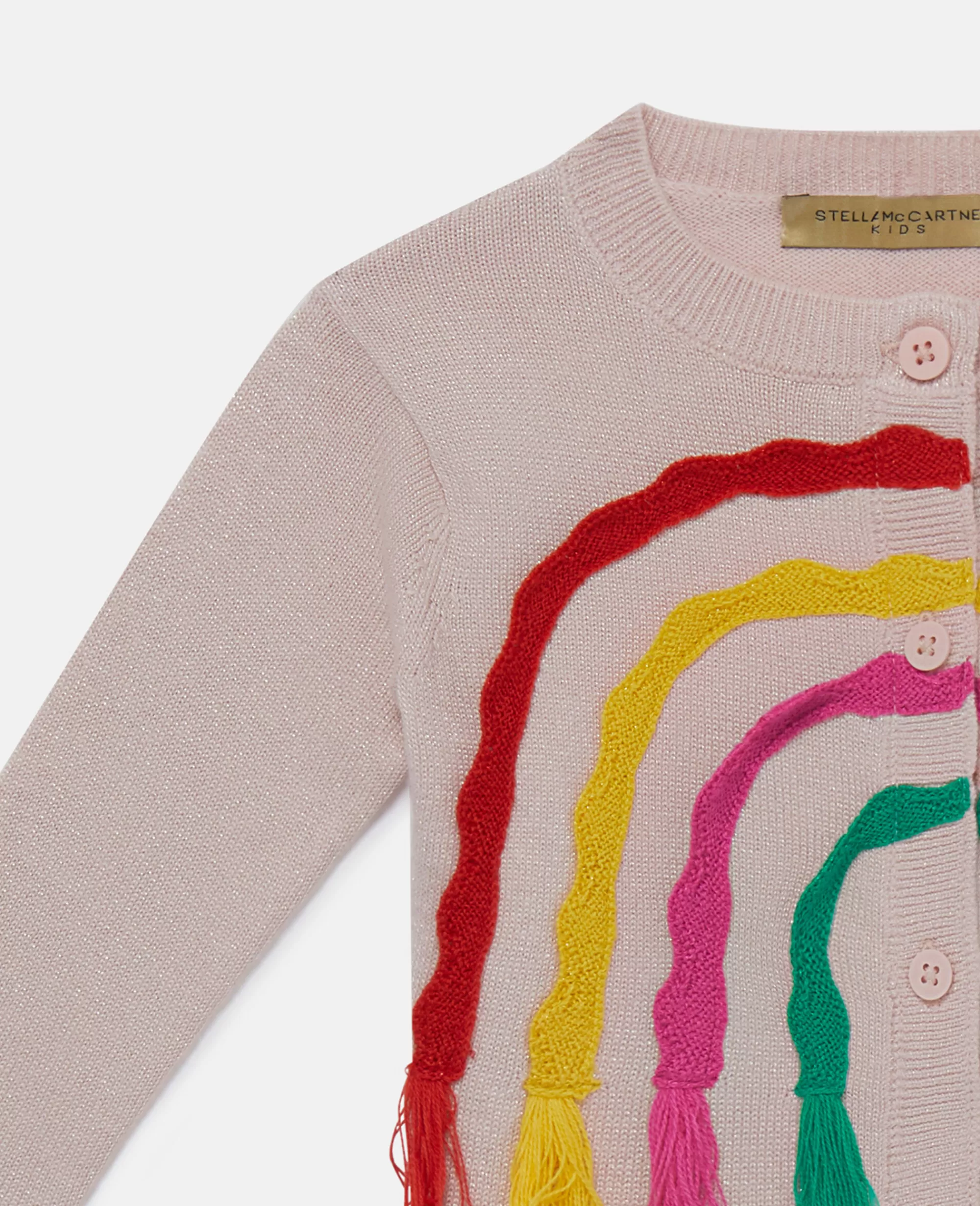 Bambini Stella McCartney Bimba>Rainbow Ribbon Cardigan