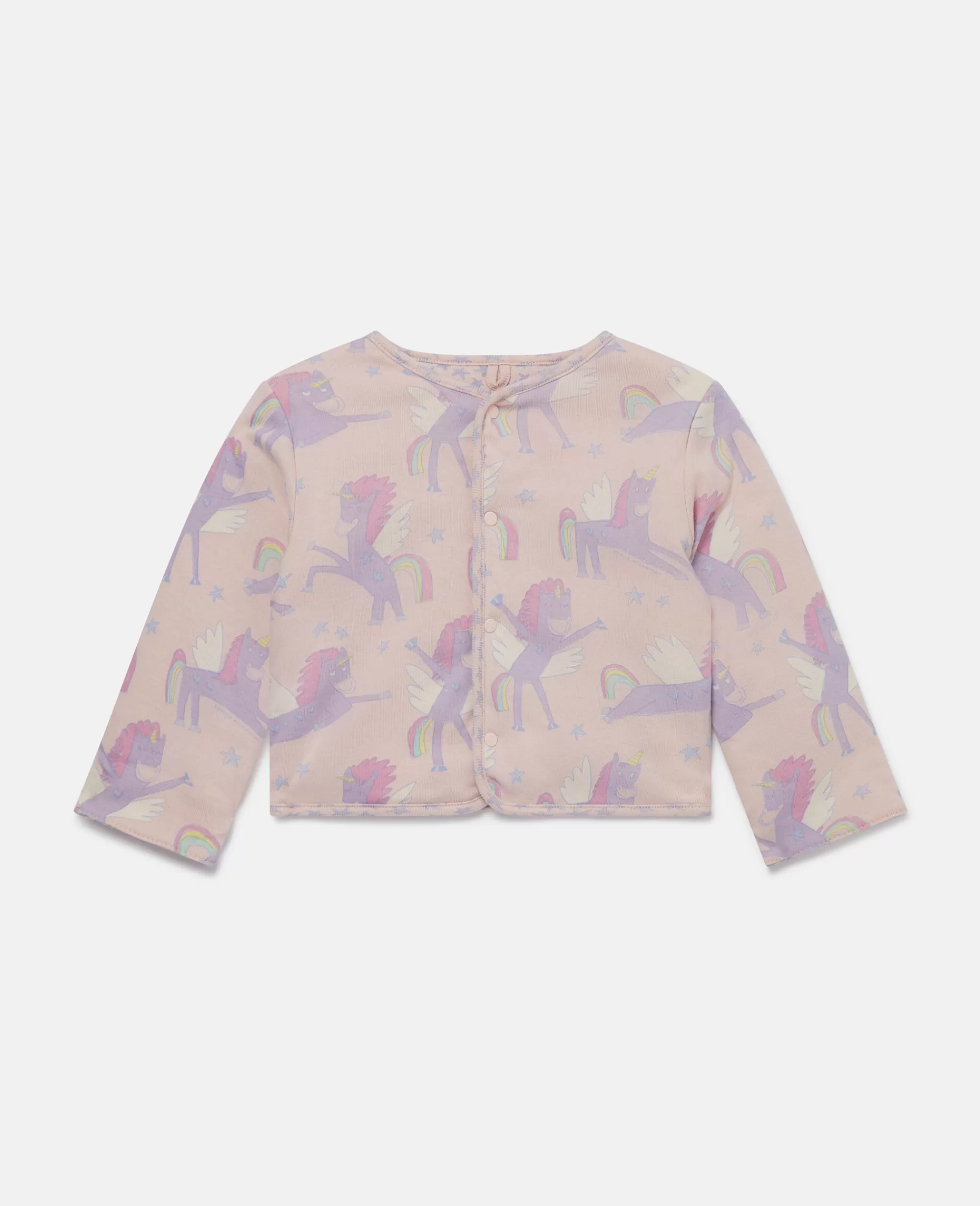 Bambini Stella McCartney Bimba>Rainbow Unicorn Print Jacket