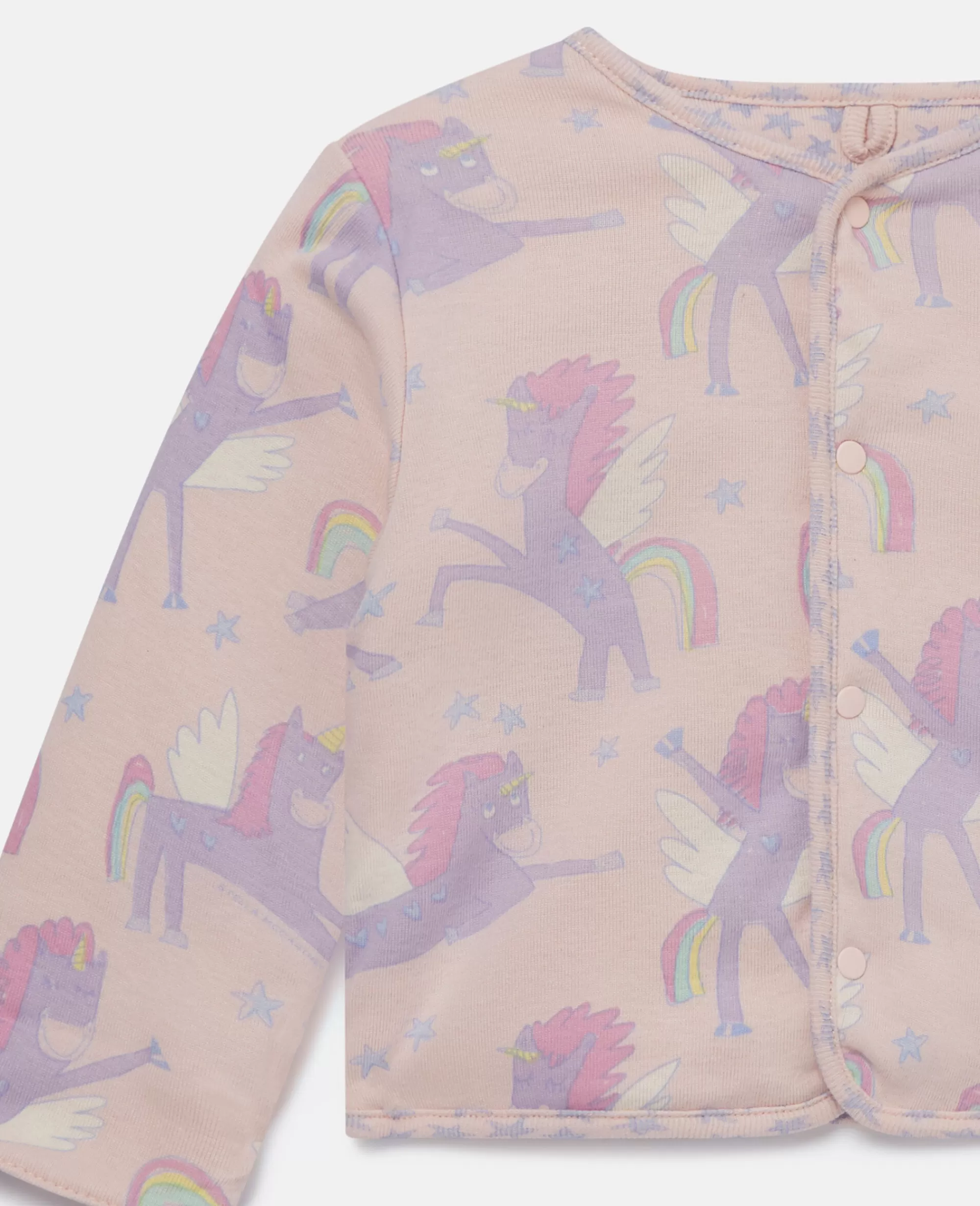 Bambini Stella McCartney Bimba>Rainbow Unicorn Print Jacket