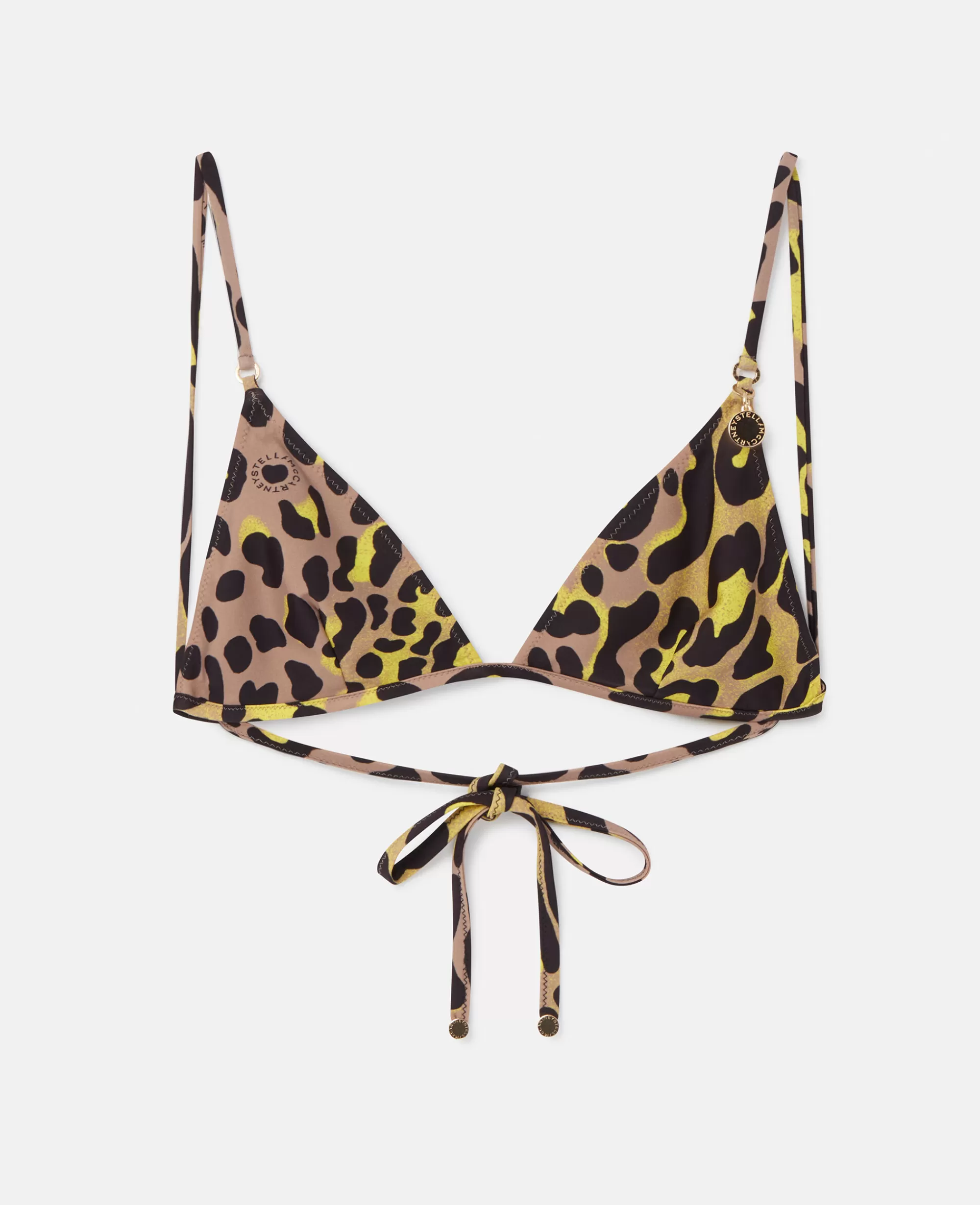 Donna Stella McCartney Costumi Da Bagno>Reggiseno Bikini A Triangolo Con Stampa Leopardo