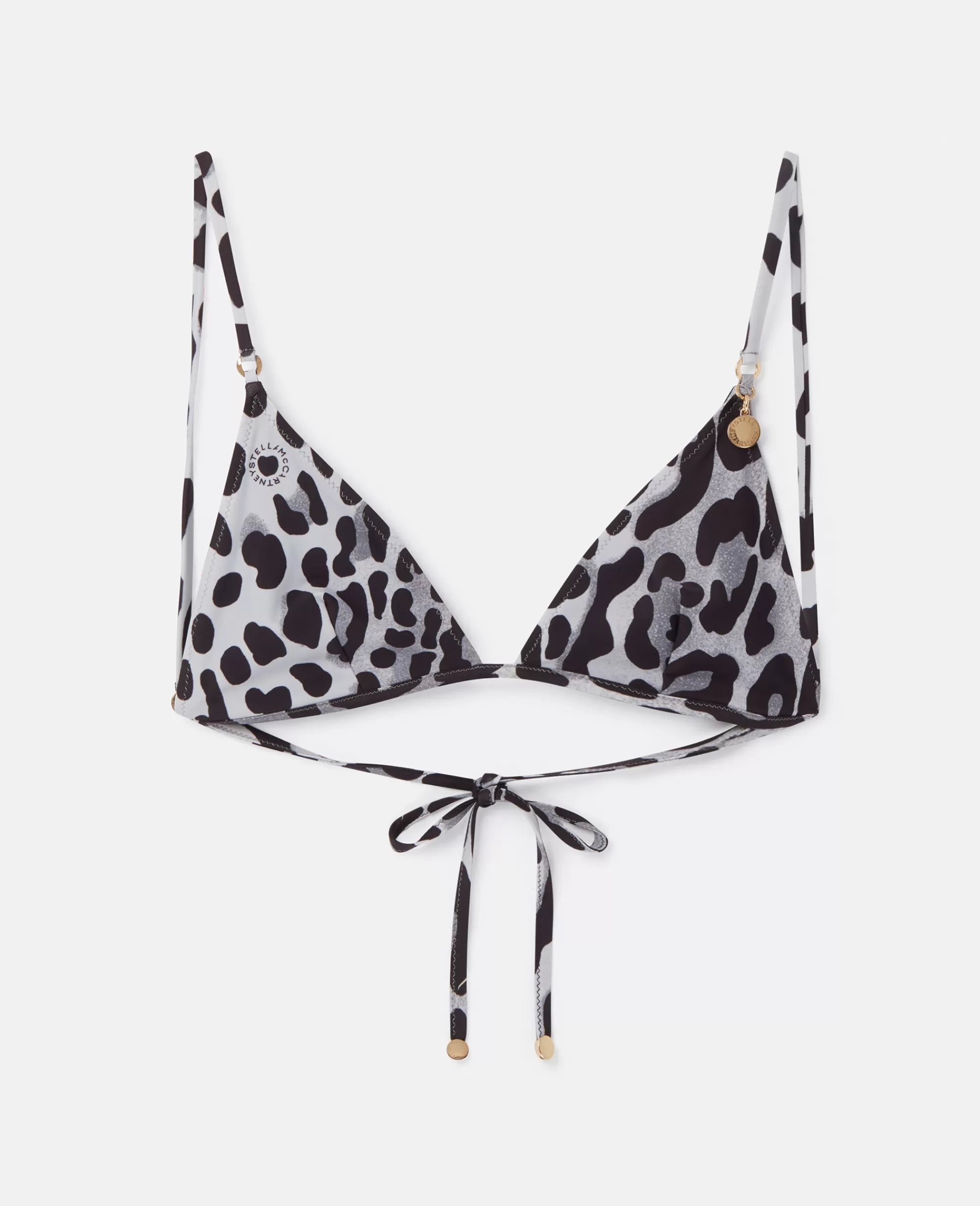 Donna Stella McCartney Costumi Da Bagno>Reggiseno Bikini A Triangolo Con Stampa Leopardo