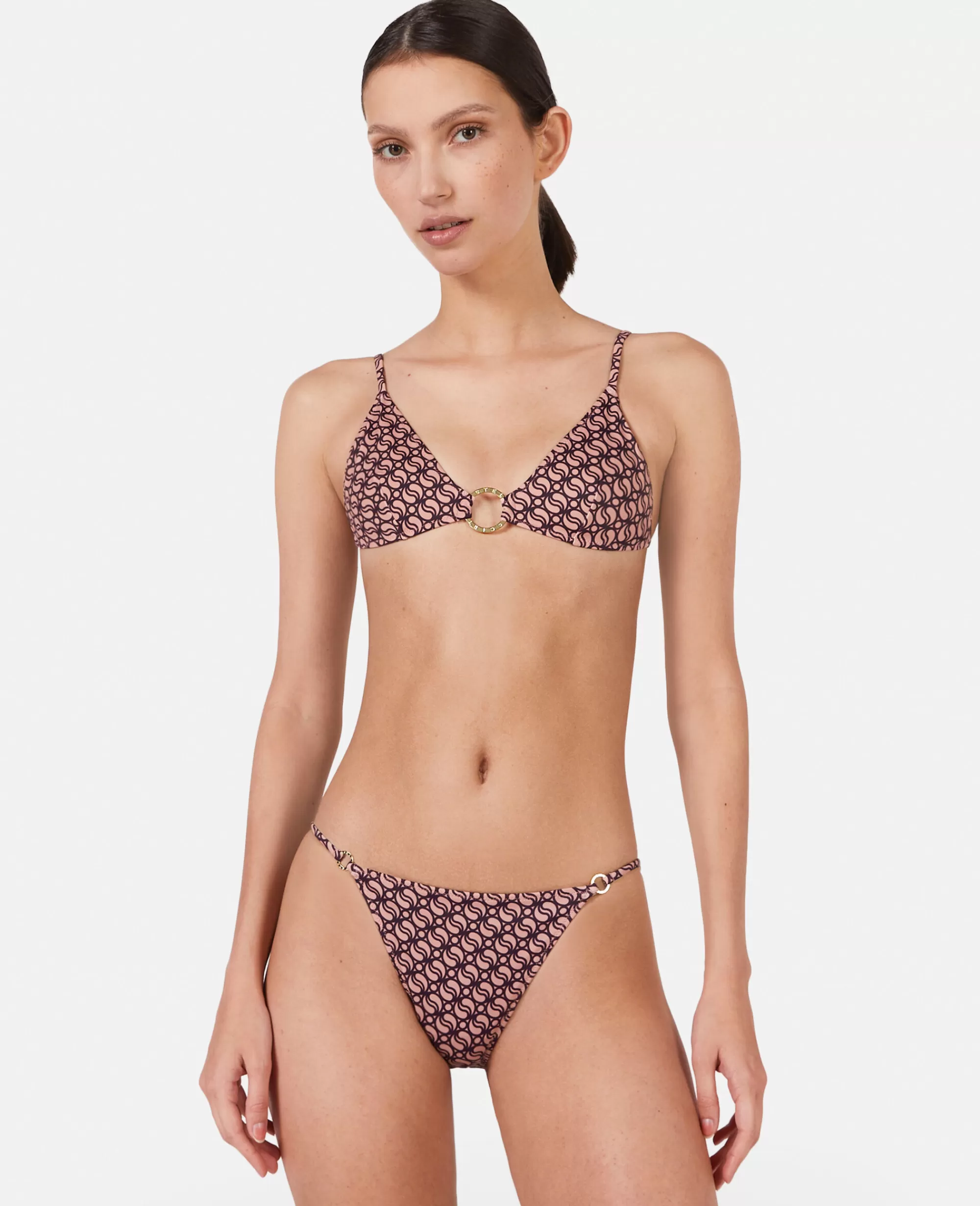 Donna Stella McCartney Costumi Da Bagno>Reggiseno Bikini A Triangolo Con Stampa S-Wave