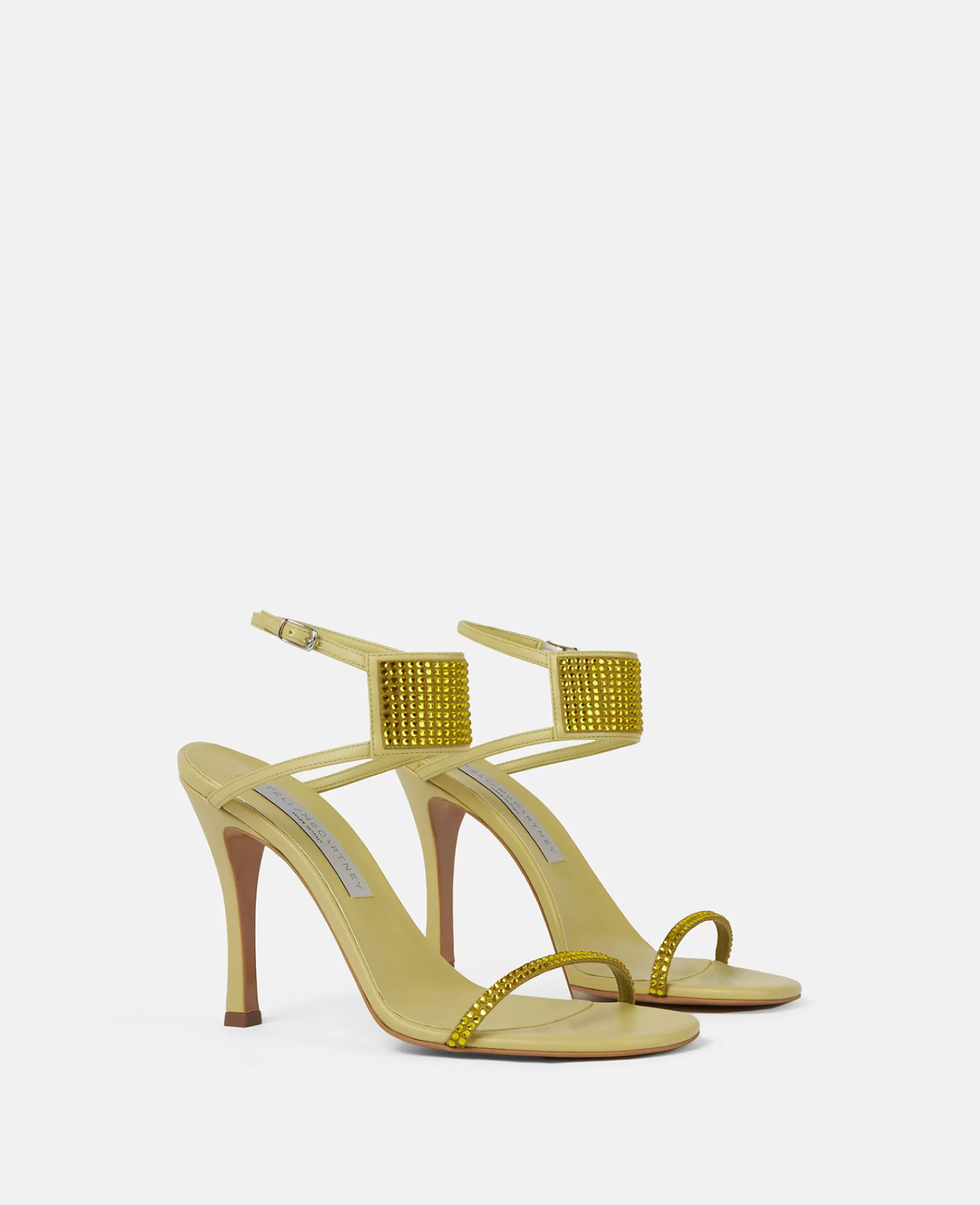 Donna Stella McCartney Decollete>Sandali Con Tacco A Spillo Con Cristalli Stella 100