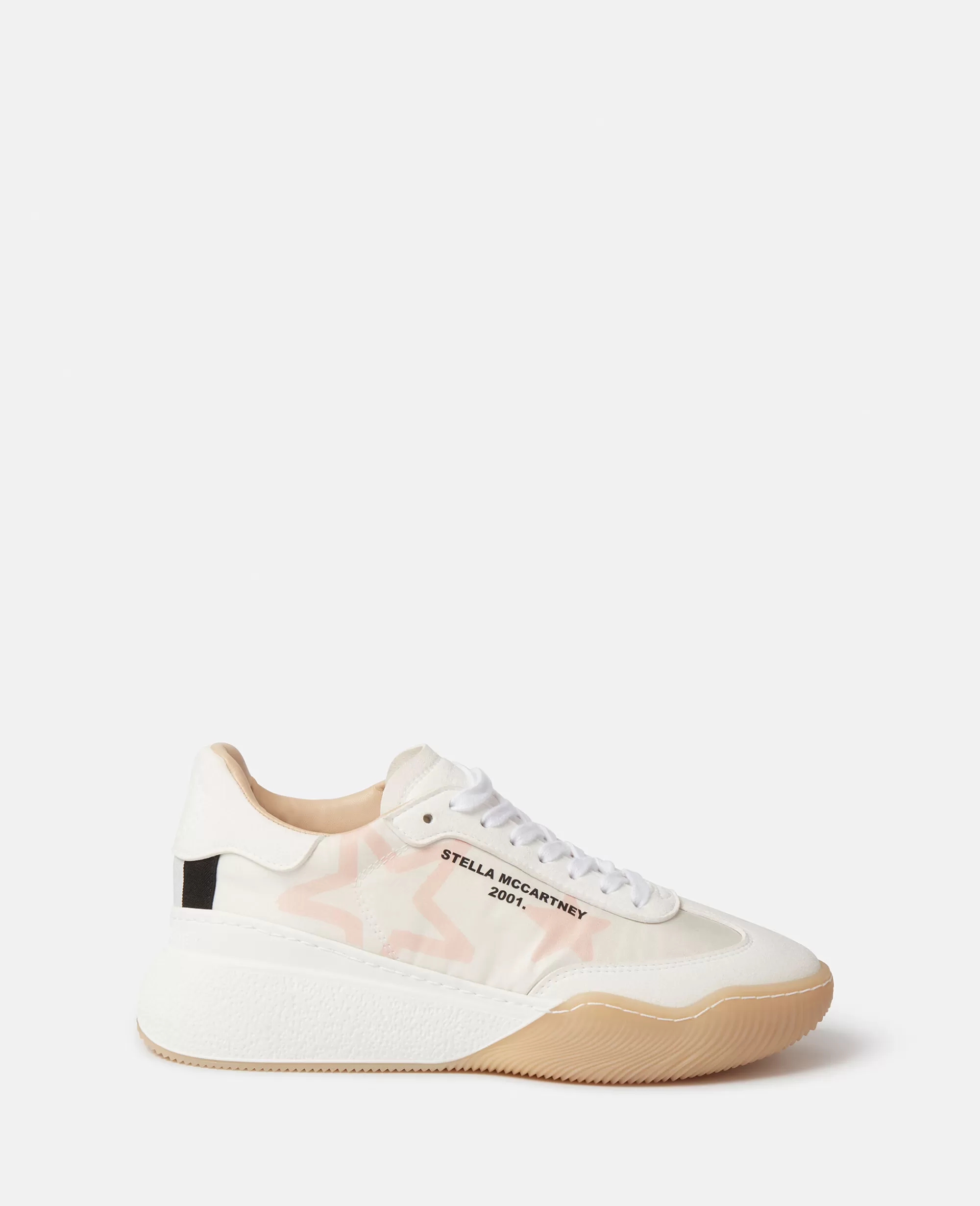 Donna Stella McCartney Sneakers>Scarpe Da Ginnastica Con Lacci E Stampa A Loop Star