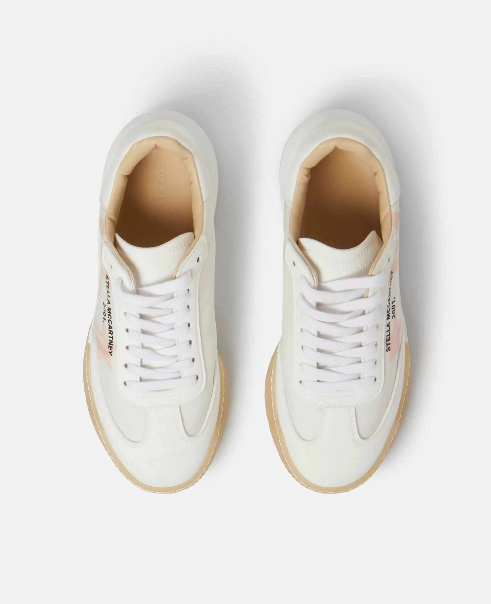 Donna Stella McCartney Sneakers>Scarpe Da Ginnastica Con Lacci E Stampa A Loop Star
