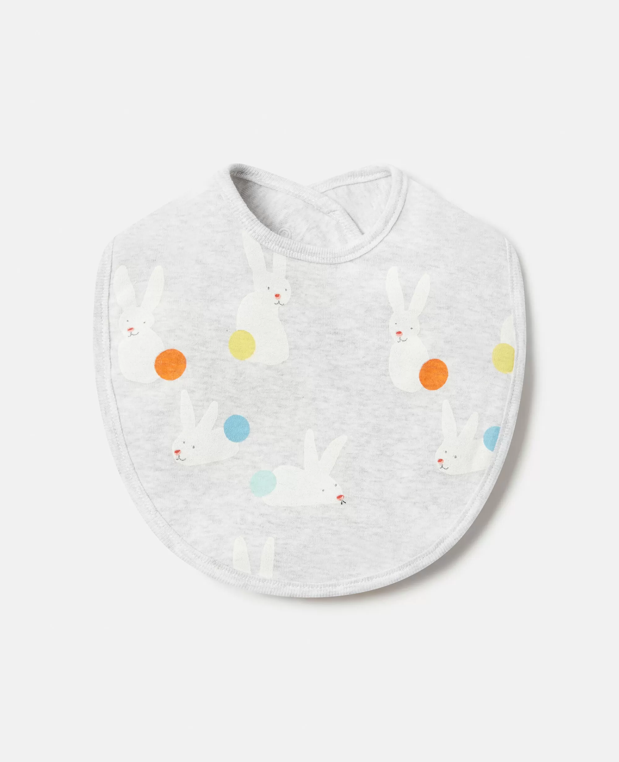 Bambini Stella McCartney Bimbo>Set Di Bavaglini Con Stampa Coniglio