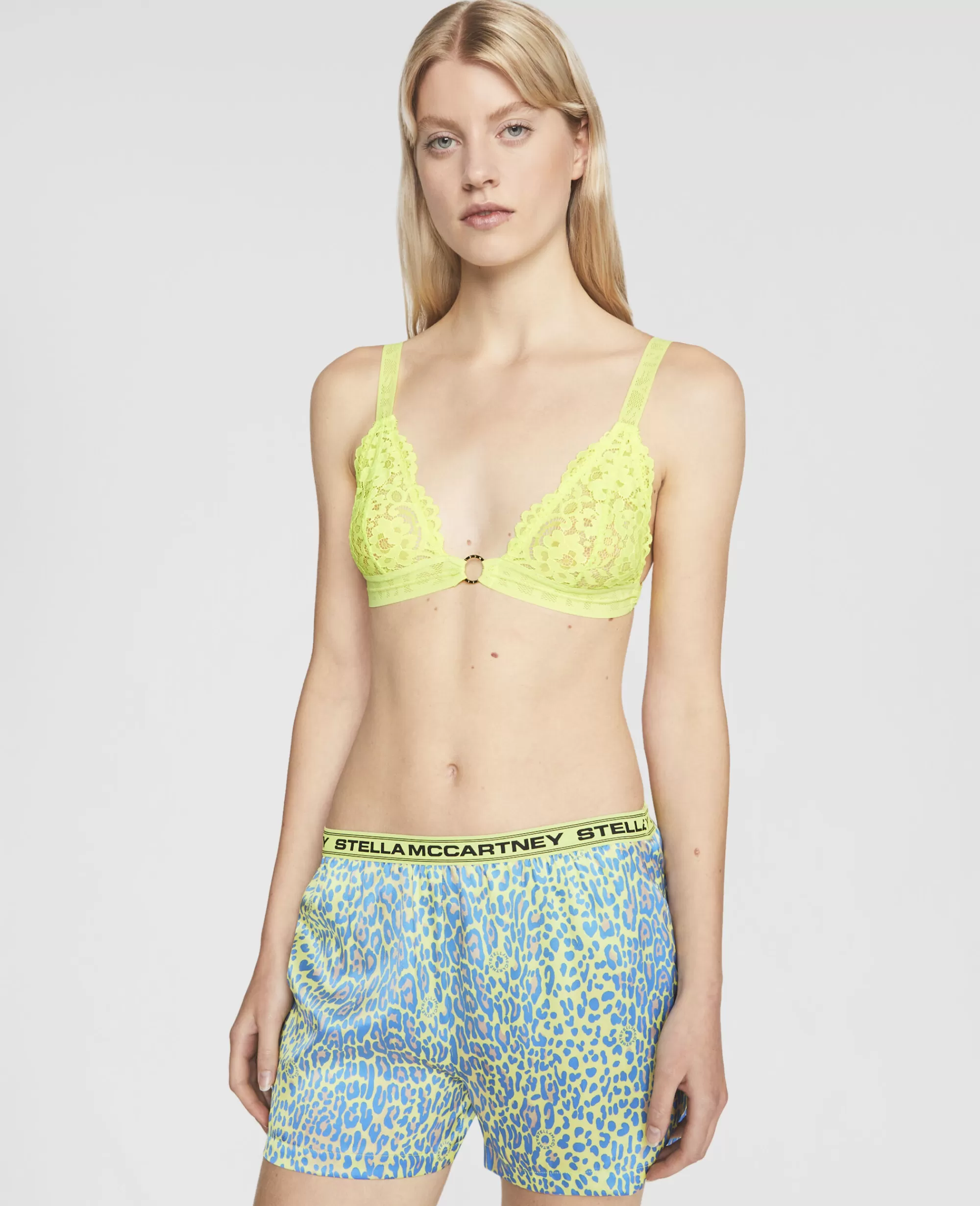 Donna Stella McCartney Lingerie E Sleepwear>Short Con Stampa Leopardo