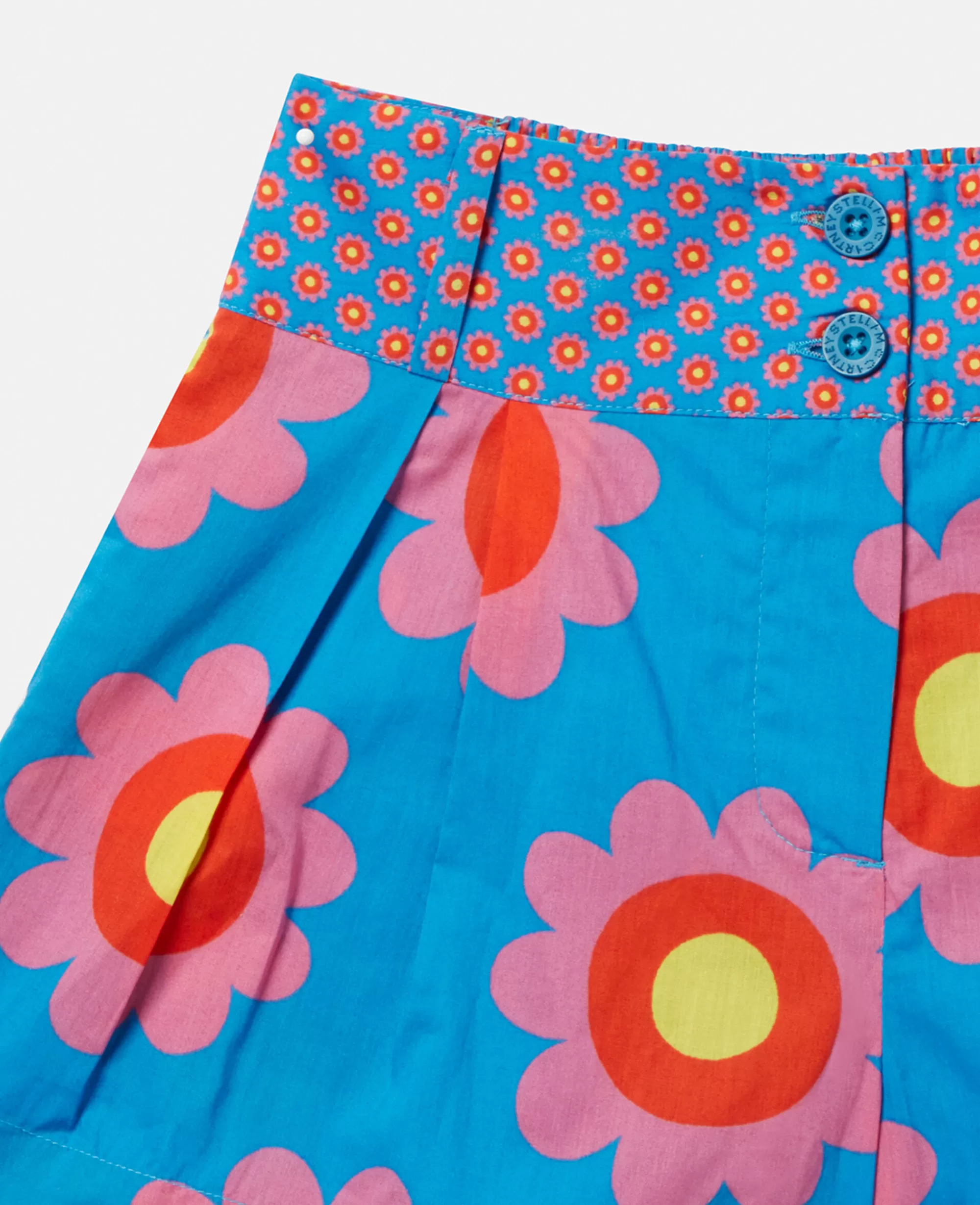 Bambini Stella McCartney Pantaloni E Shorts>Shorts Con Stampa Floreale Grafica