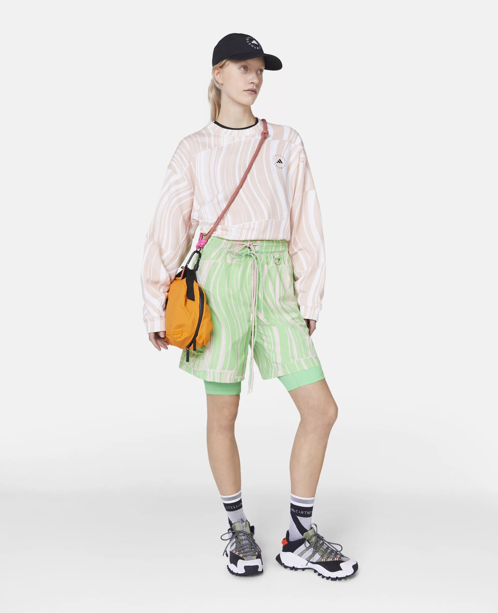 Unisex Stella McCartney Pantaloni Da Jogging E Tuta>Shorts Da Trekking Con Stampa Hover Float Truenature