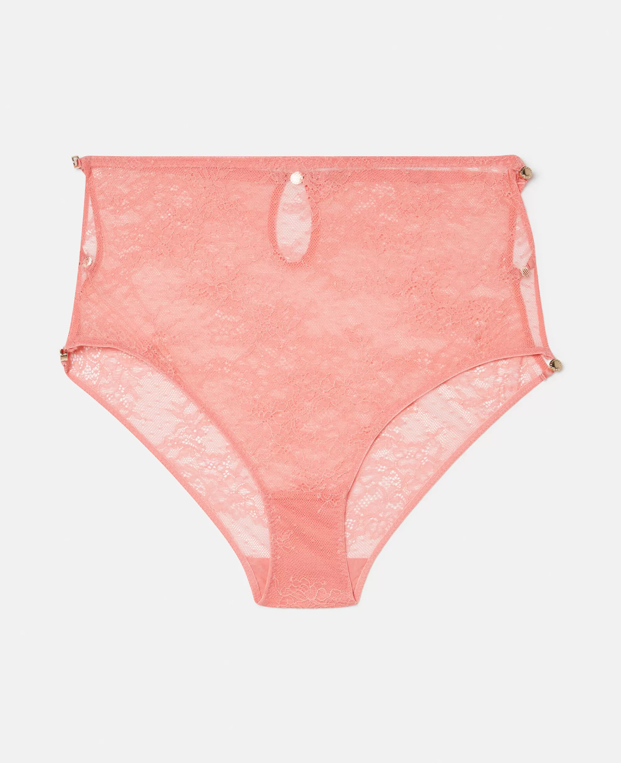 Donna Stella McCartney Lingerie E Sleepwear>Slip Bikini A Vita Alta In Pizzo Con Motivo Floreale