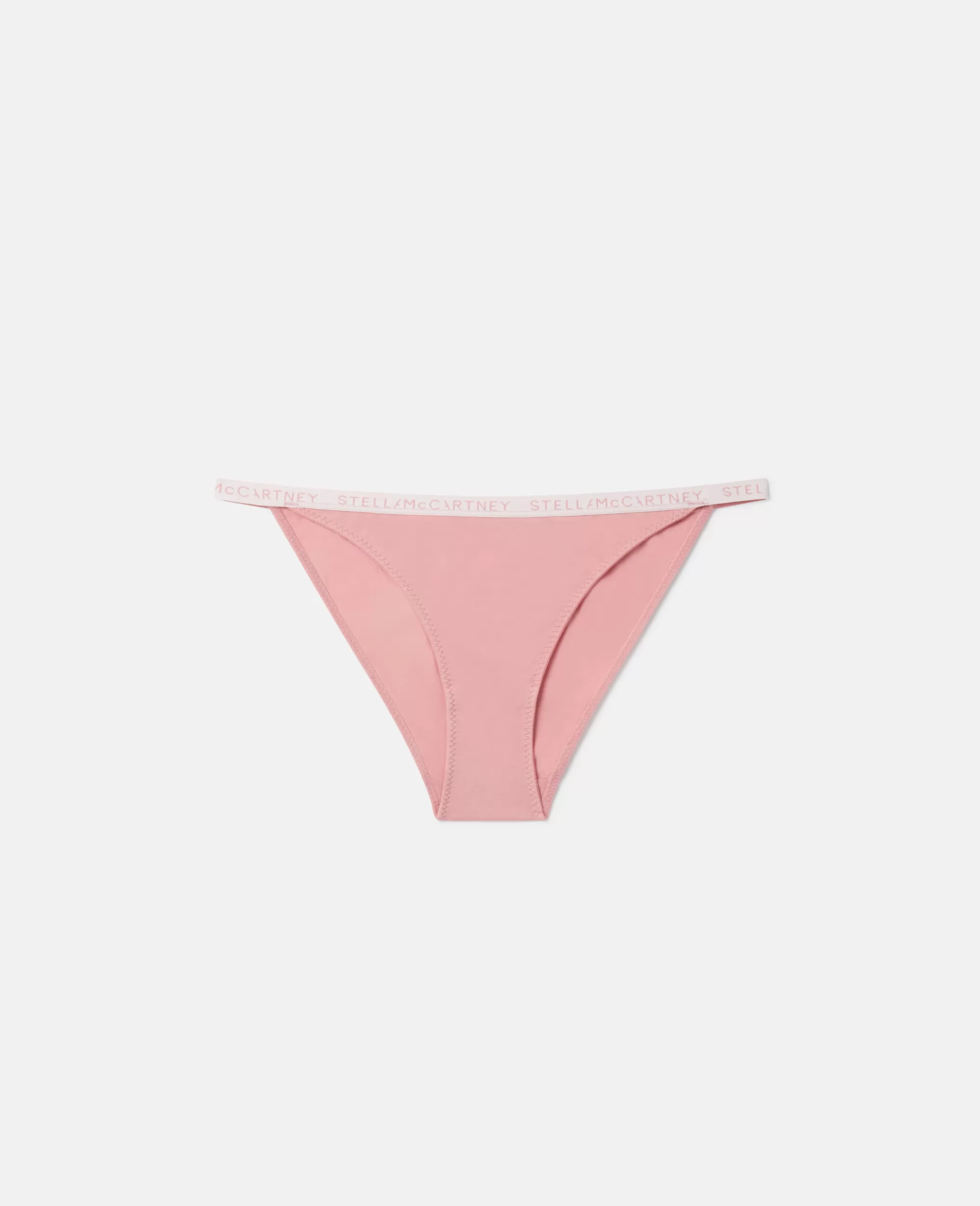 Donna Stella McCartney Lingerie E Sleepwear>Slip Con Fianchetto E Fascia Con Logo