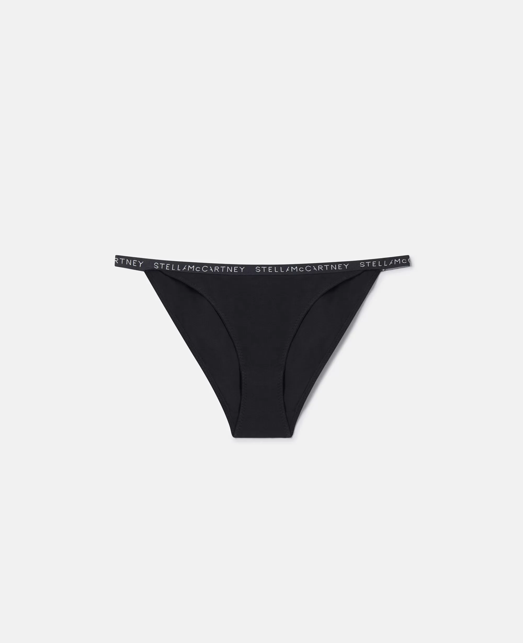 Donna Stella McCartney Lingerie E Sleepwear>Slip Con Fianchetto E Fascia Con Logo