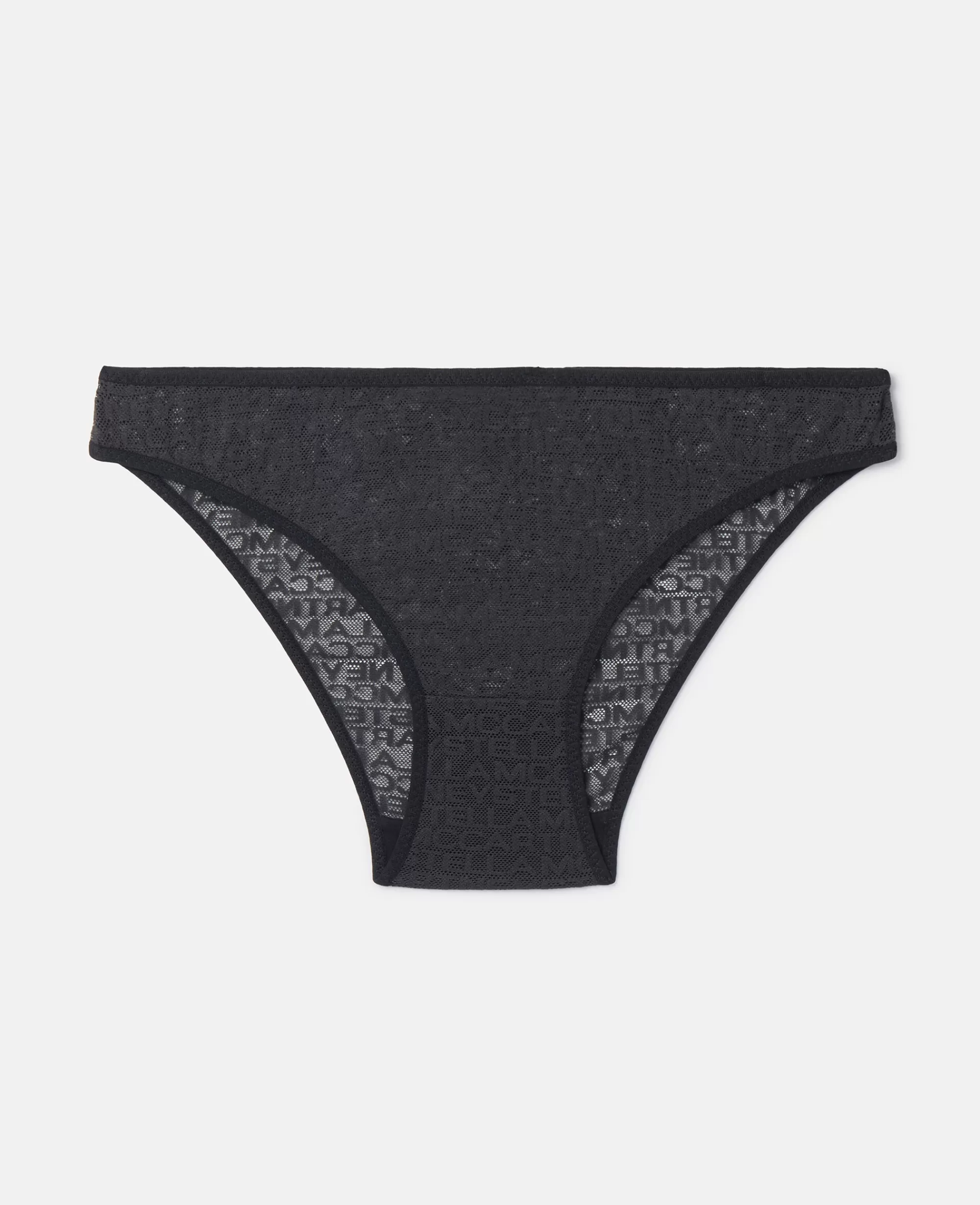 Donna Stella McCartney Lingerie E Sleepwear>Slip In Rete Con Fianchetto E Monogramma