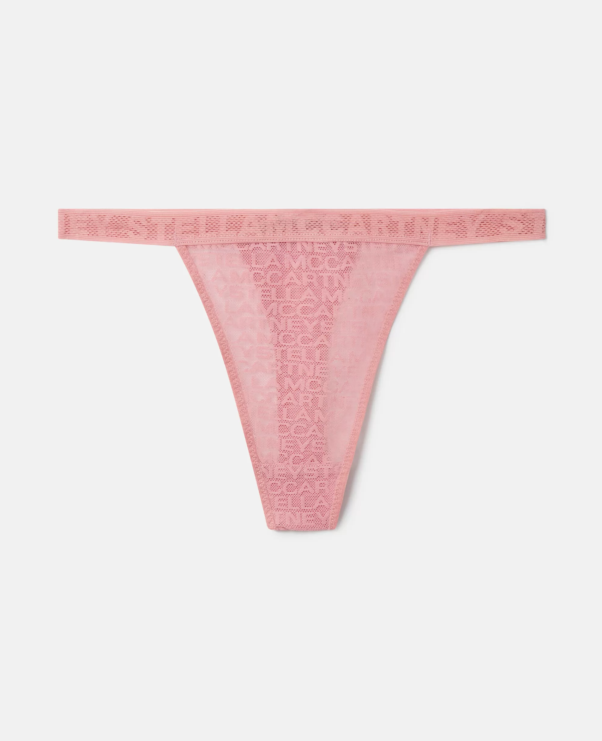 Donna Stella McCartney Lingerie E Sleepwear>Slip In Rete Con Fianchetto E Monogramma