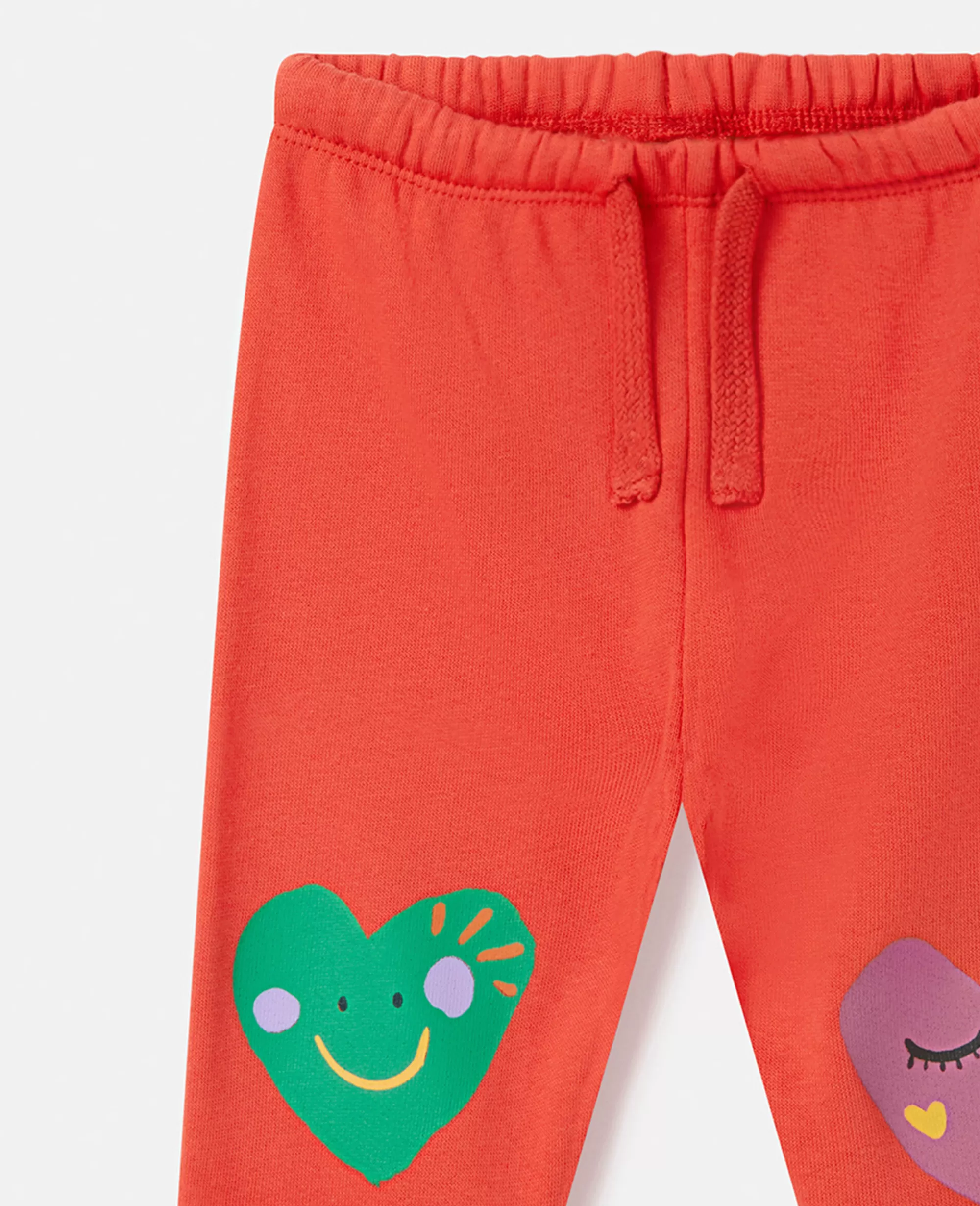 Bambini Stella McCartney Pantaloni E Shorts>Smiley Heart Knee Patch Joggers