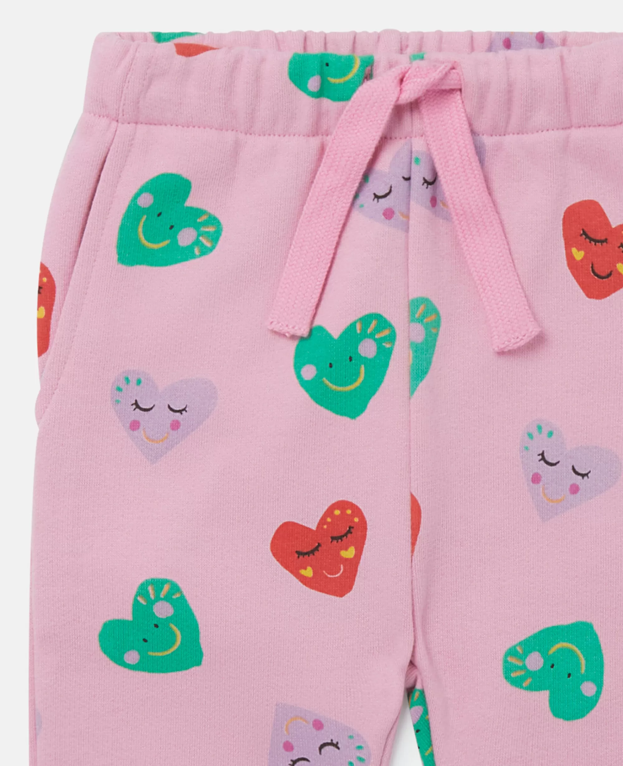 Bambini Stella McCartney Pantaloni E Shorts>Smiley Heart Print Joggers