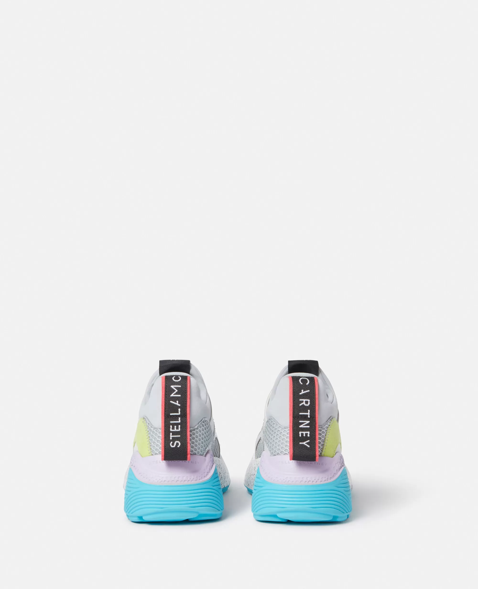 Donna Stella McCartney Sneakers>Sneakers In Alter Suede A Blocchi Di Colori Eclypse