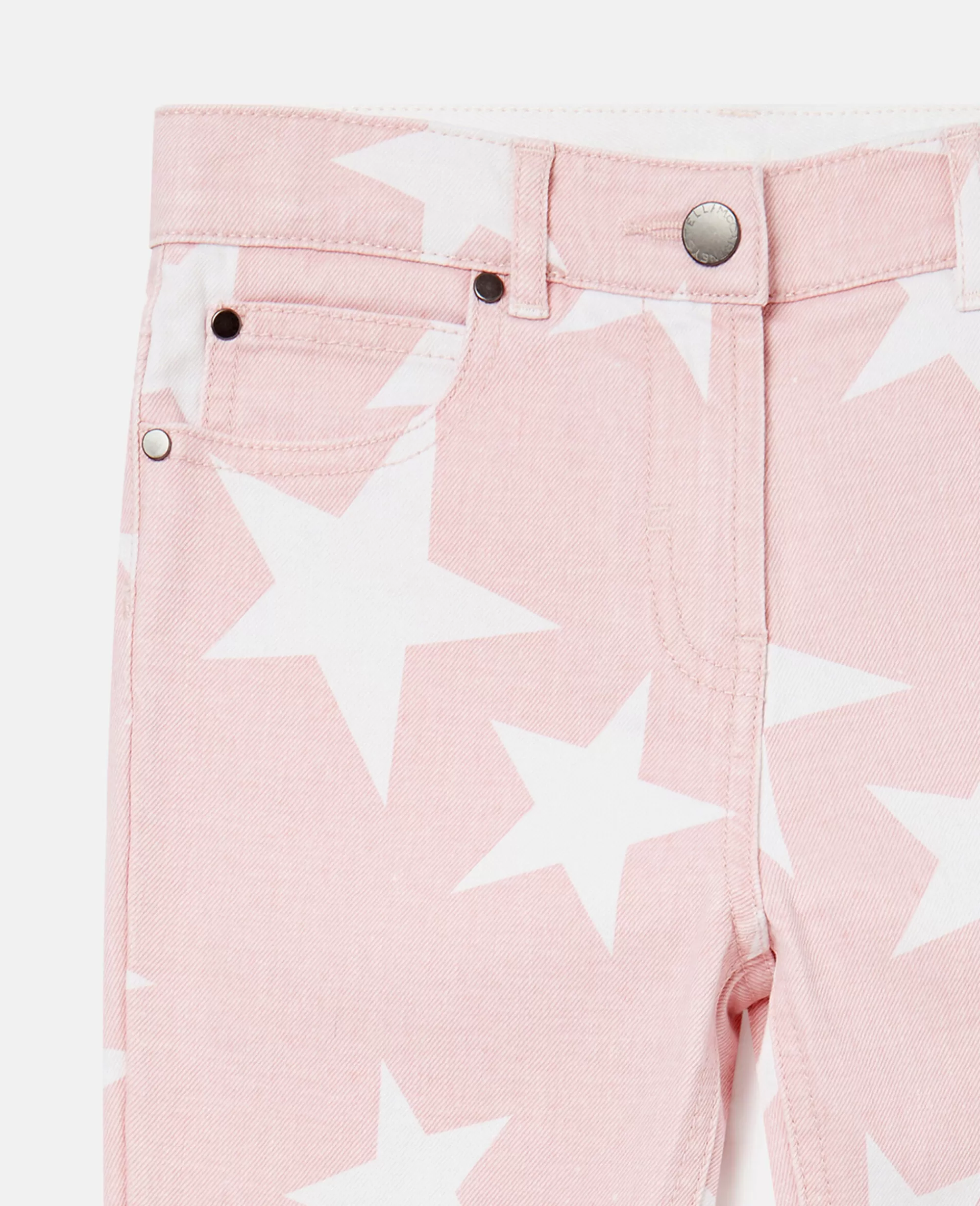 Bambini Stella McCartney Pantaloni E Shorts>Star Print Straight Leg Jeans