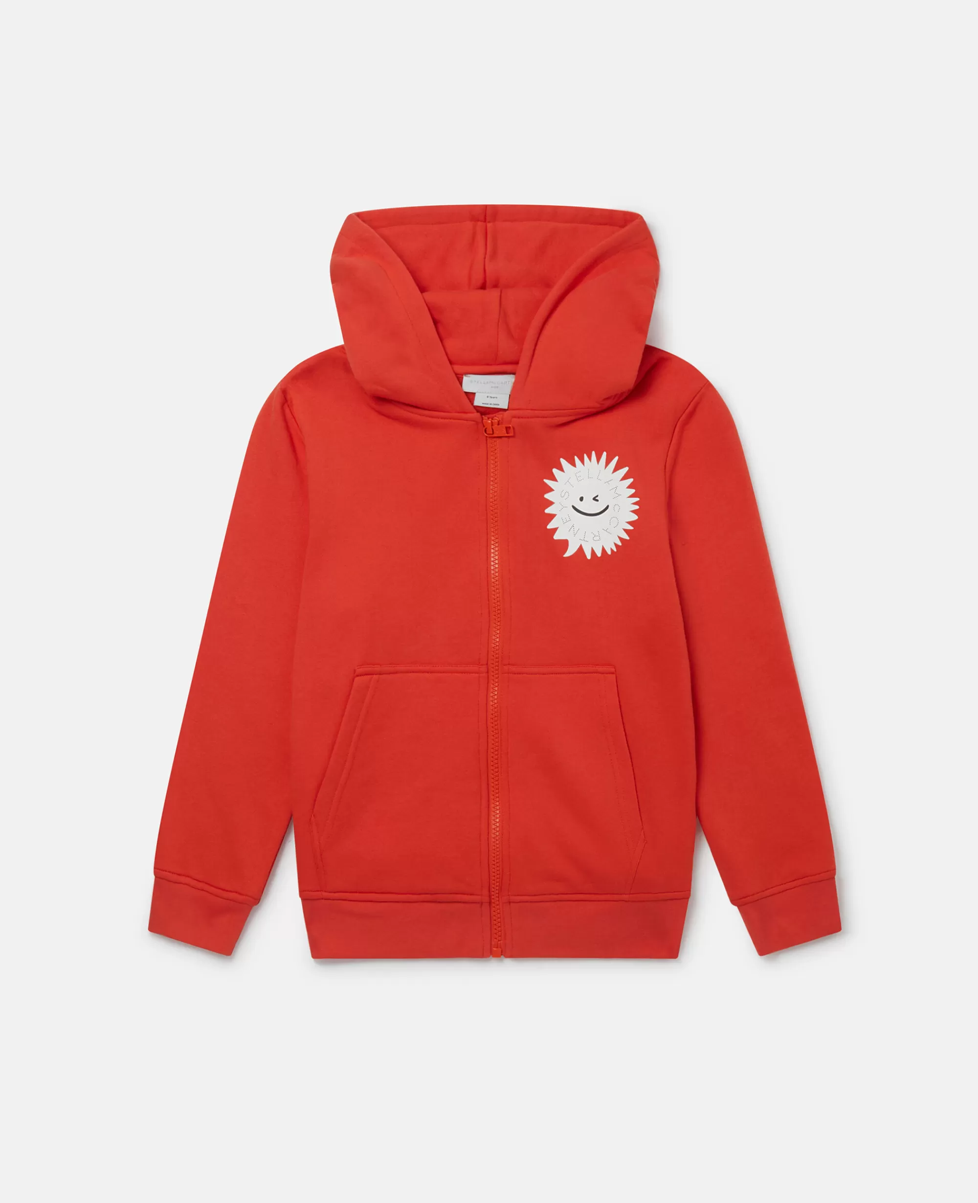 Bambini Stella McCartney Pullover E Cardigan>Starburst Face Zip Hoodie