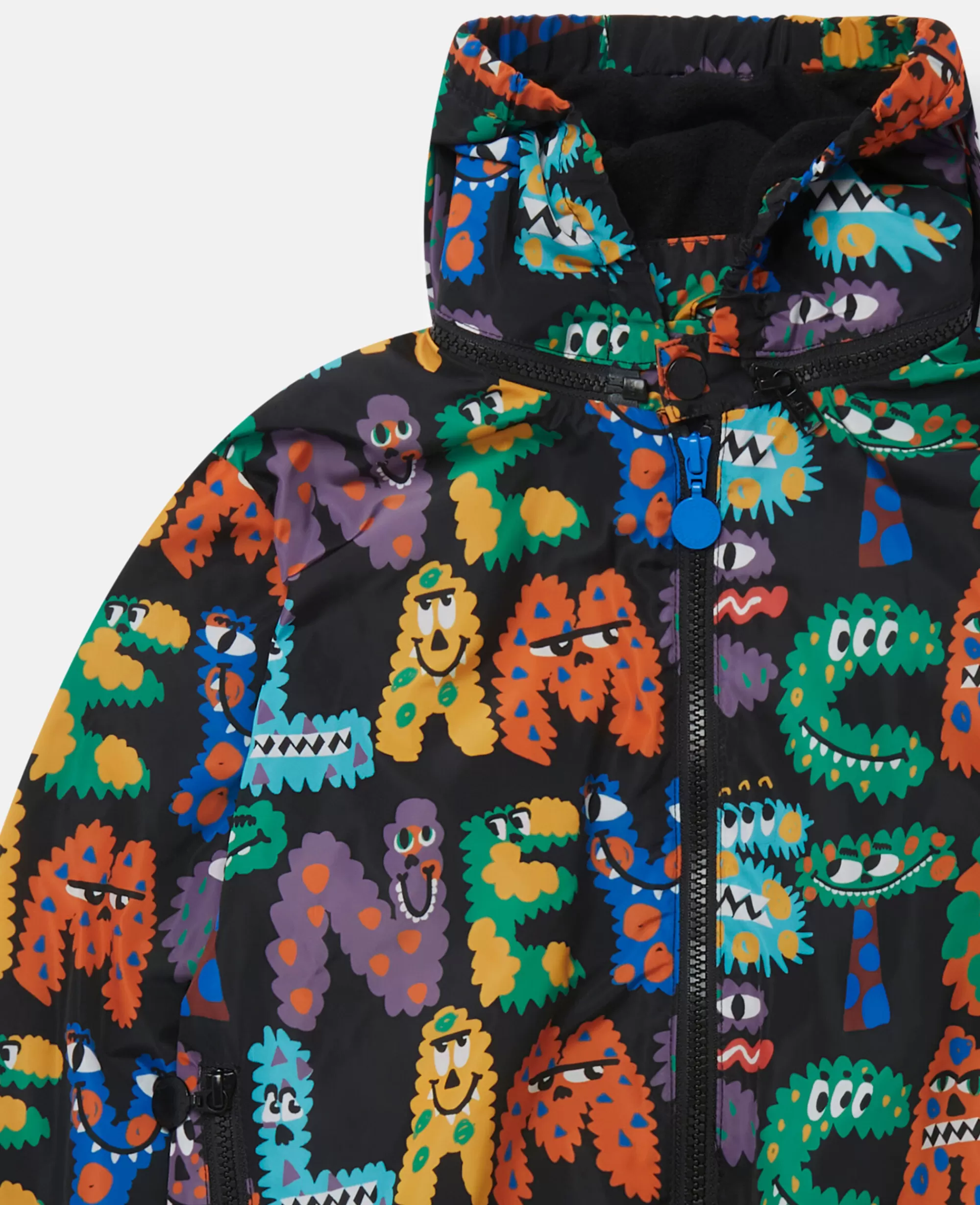 Bambini Stella McCartney Capispalla>Stella Monster Logo Print Zip Hoodie